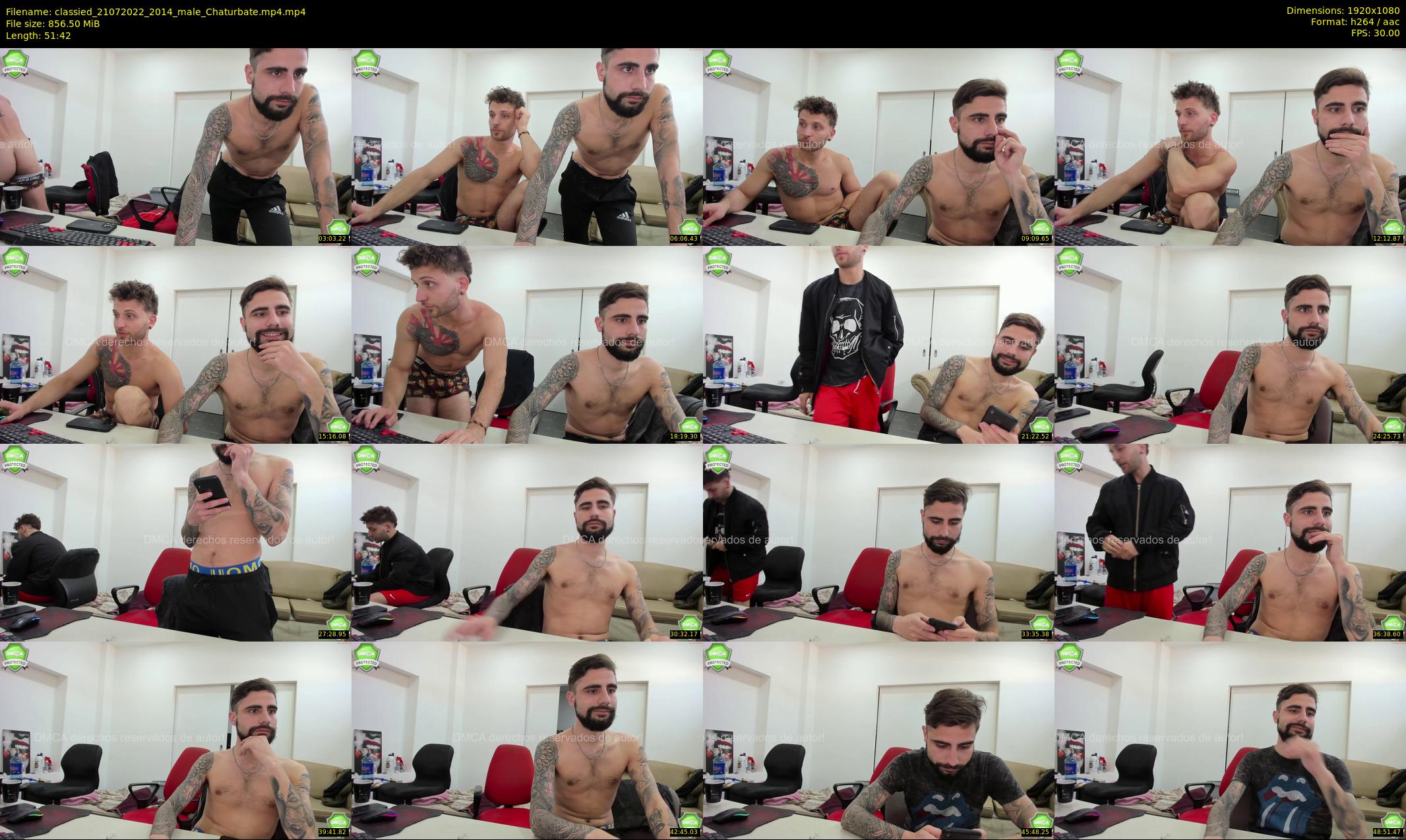 classied — 52 minute Chaturbate male cam show recording, 1080p, Jul 21, 2022