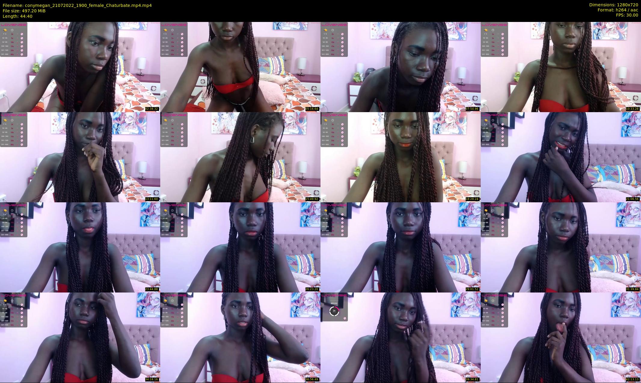 conymegan — 45 minute Chaturbate female cam show recording, 720p, Jul 21, 2022