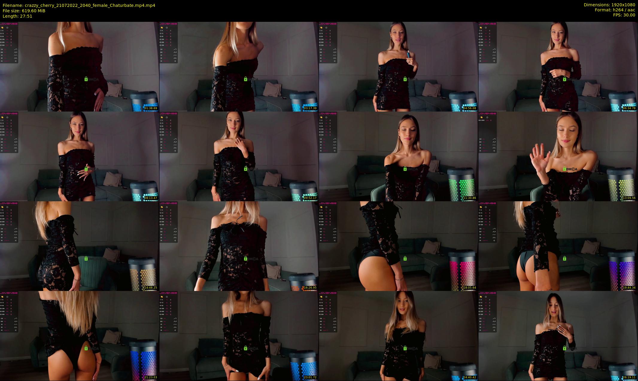 crazzy_cherry — 28 minute Chaturbate female cam show recording, 1080p, Jul 21, 2022