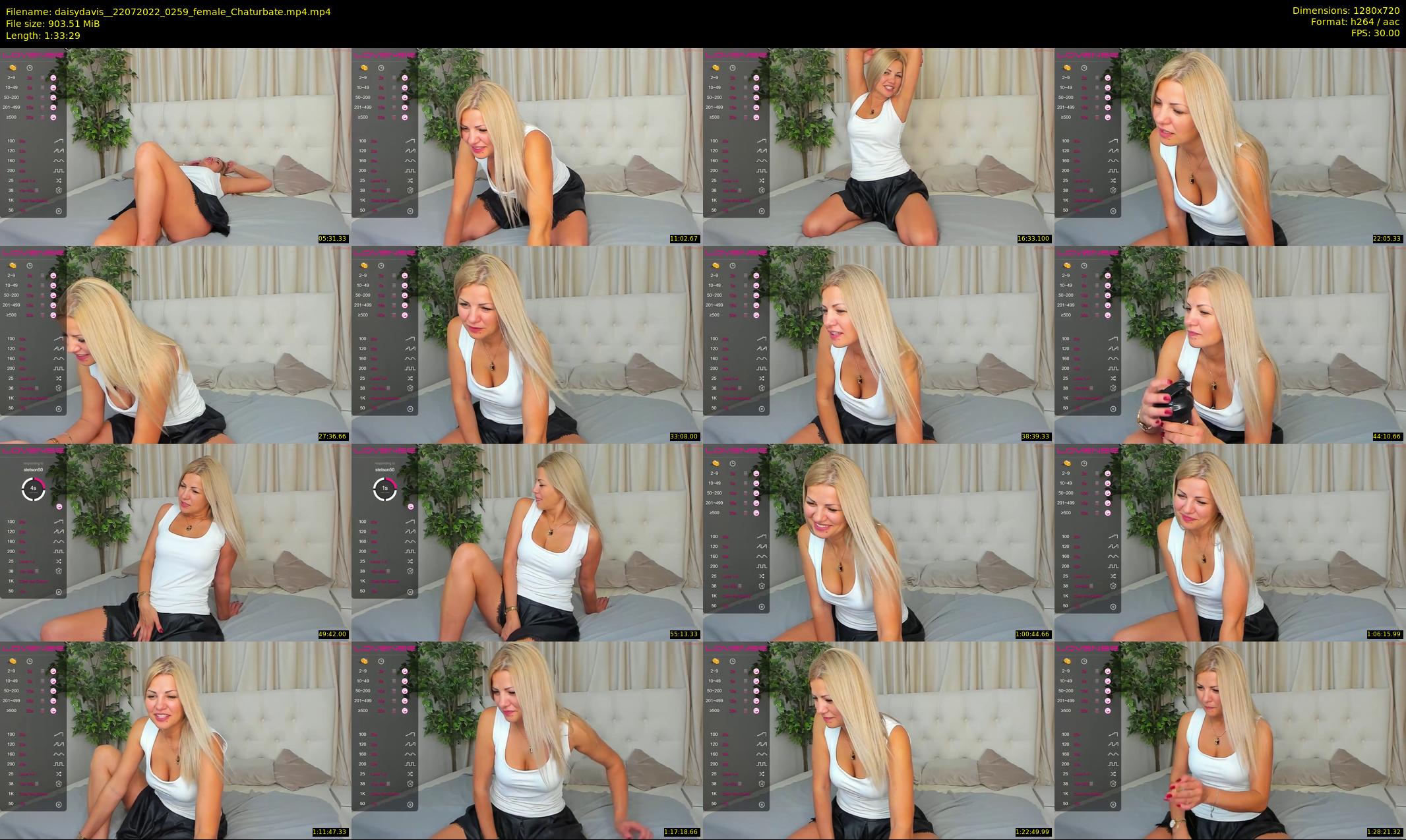 daisydavis_ — 94 minute Chaturbate female cam show recording, 720p, Jul 22, 2022