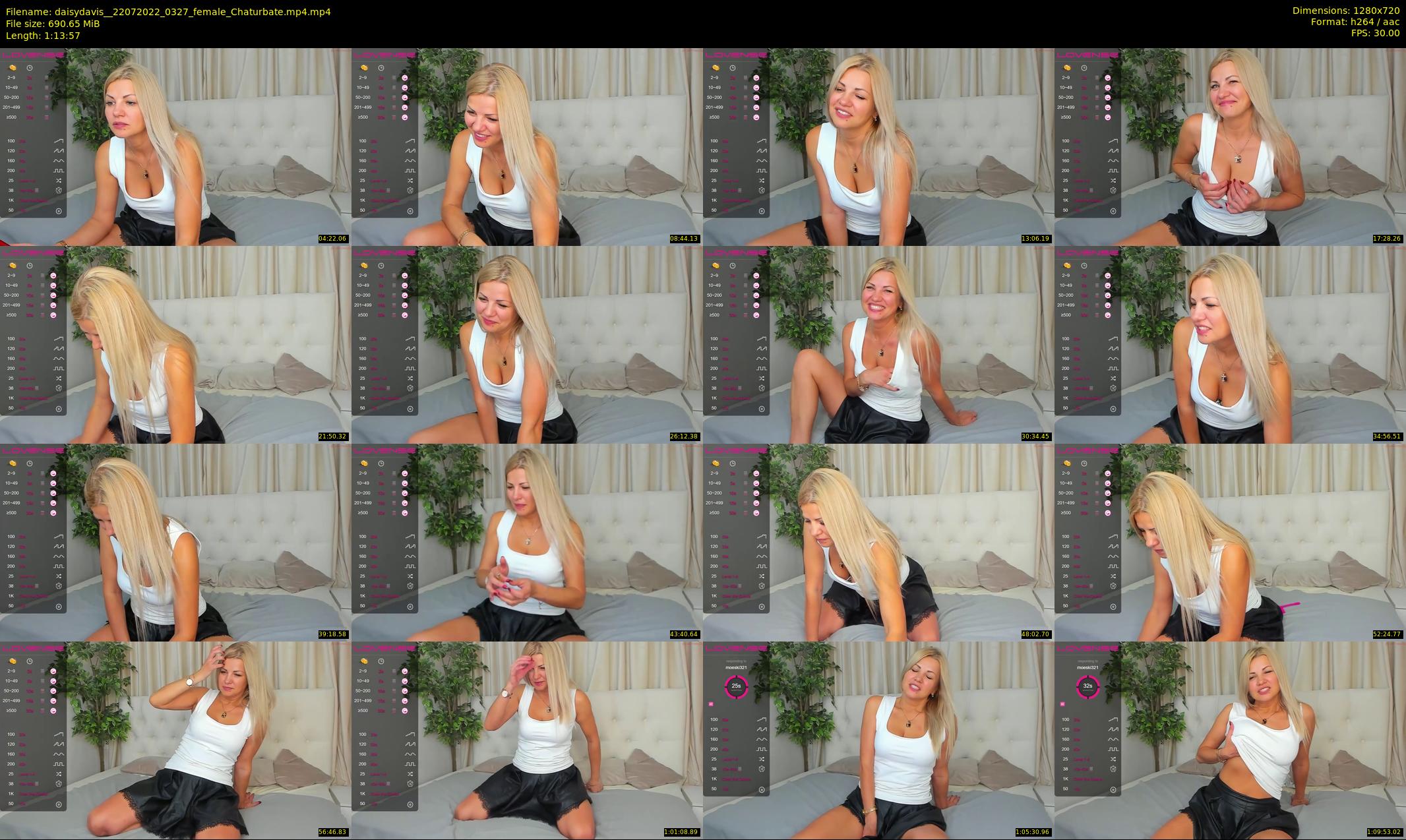 daisydavis_ — 74 minute Chaturbate female cam show recording, 720p, Jul 22, 2022