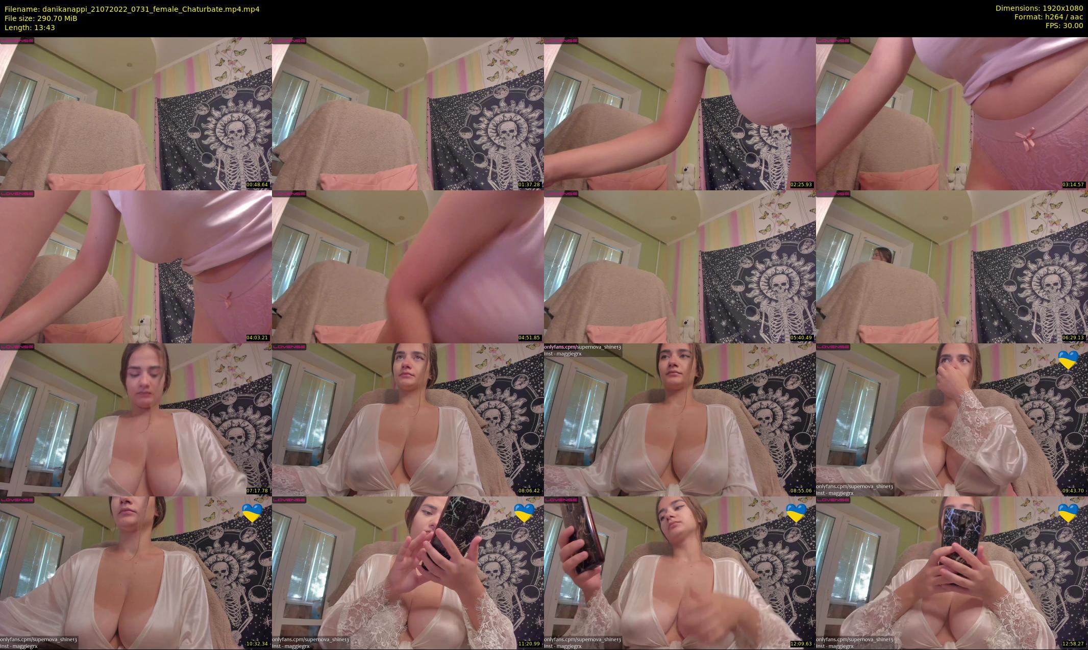 danikanappi — 14 minute Chaturbate female cam show recording, 1080p, Jul 21, 2022