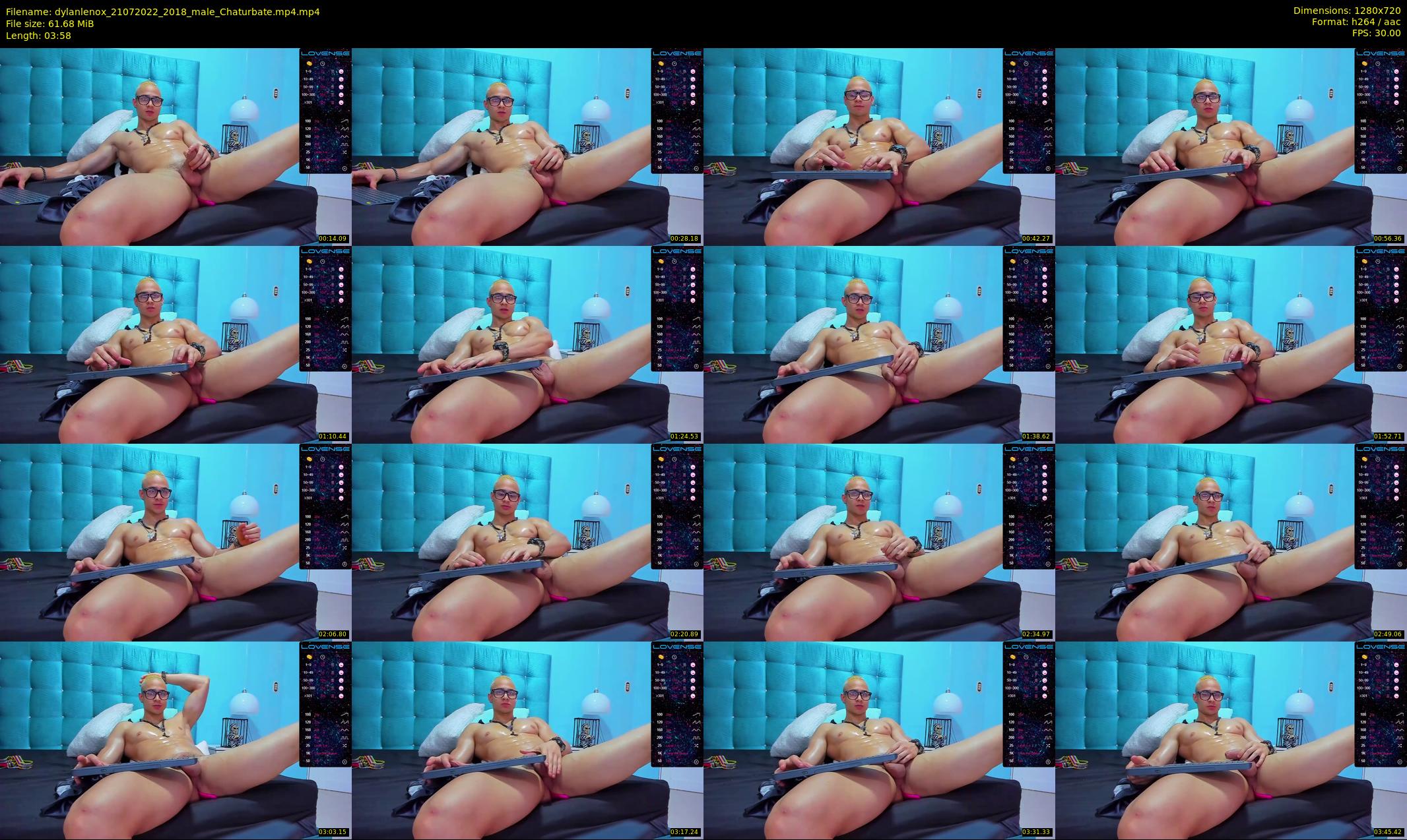 dylanlenox — 4 minute Chaturbate male cam show recording, 720p, Jul 21, 2022