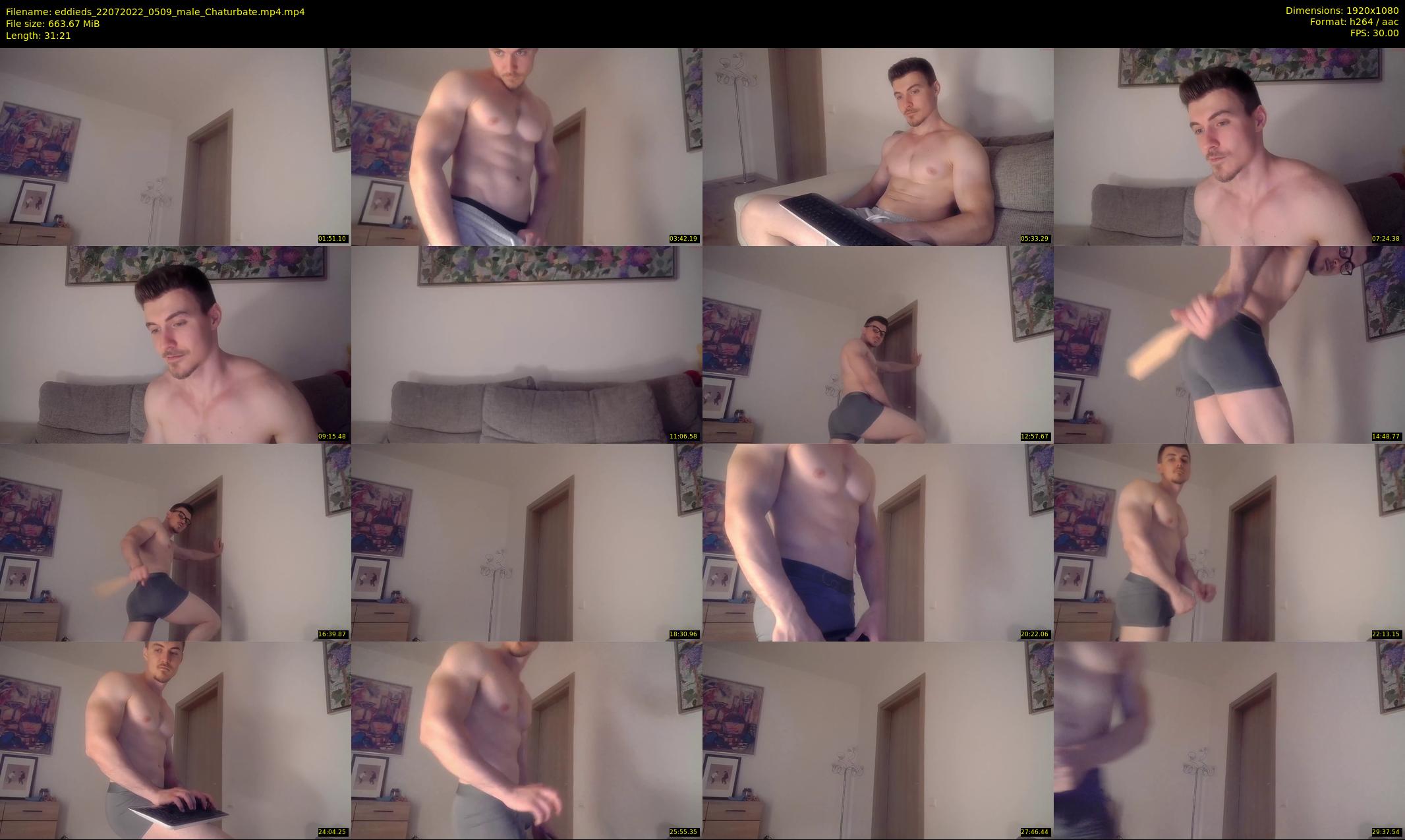 eddieds — 32 minute Chaturbate male cam show recording, 1080p, Jul 22, 2022