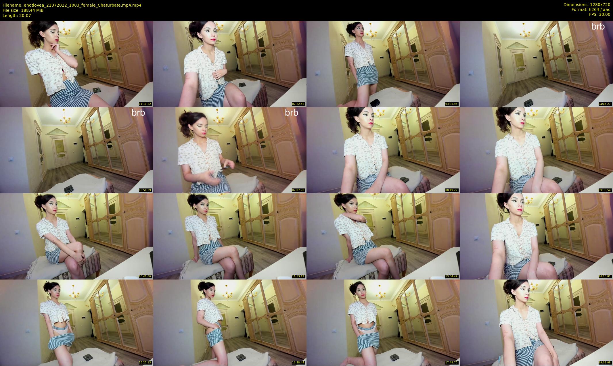 ehotlovea — 21 minute Chaturbate female cam show recording, 720p, Jul 21, 2022