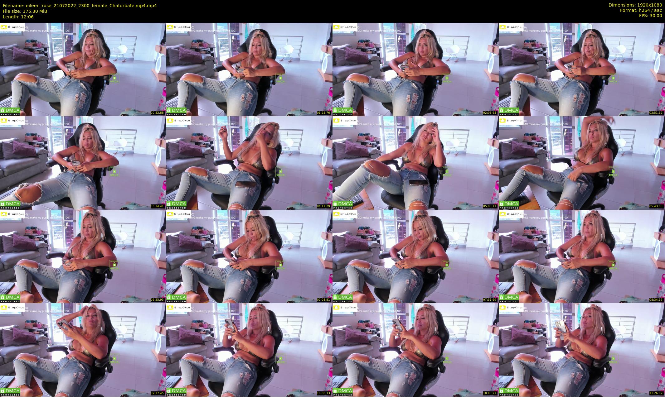eileen_rose — 13 minute Chaturbate female cam show recording, 1080p, Jul 21, 2022