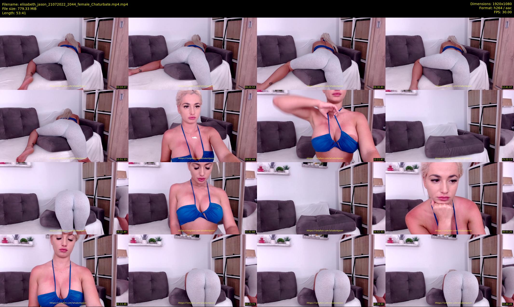 elisabeth_jason — 54 minute Chaturbate couple cam show recording, 1080p, Jul 21, 2022