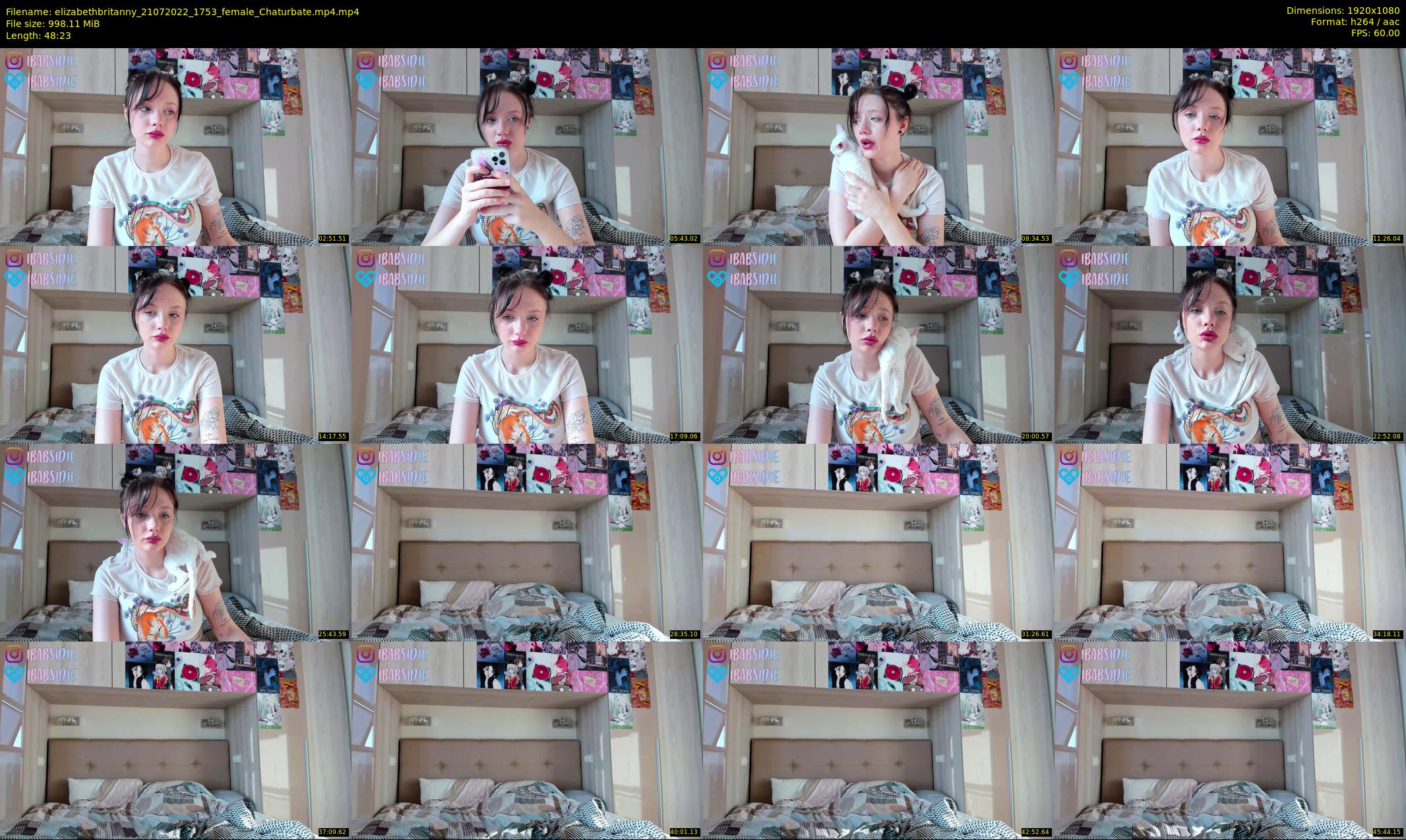elizabethbritanny — 49 minute Chaturbate female cam show recording, 1080p, Jul 21, 2022