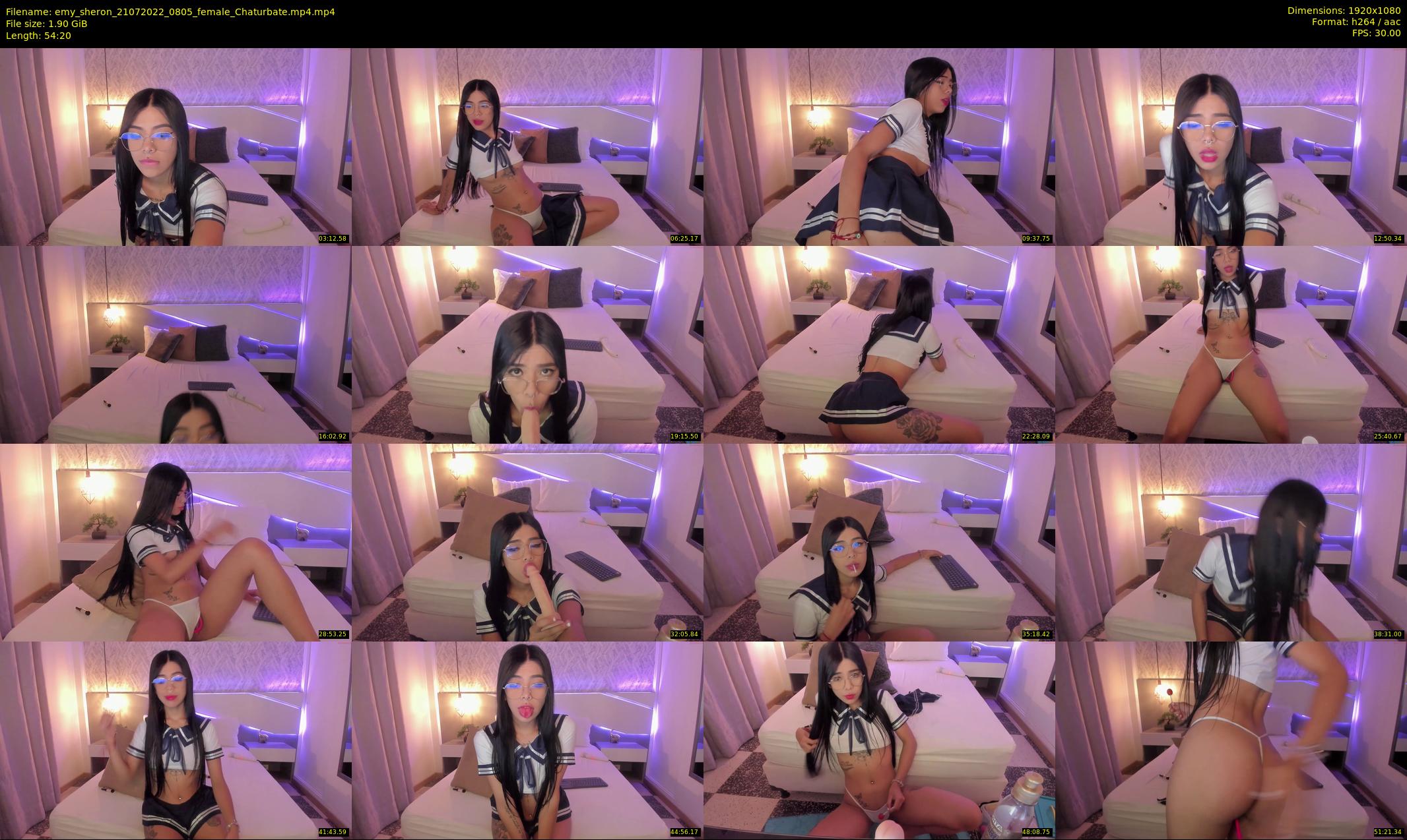 emy_sheron — 55 minute Chaturbate female cam show recording, 1080p, Jul 21, 2022