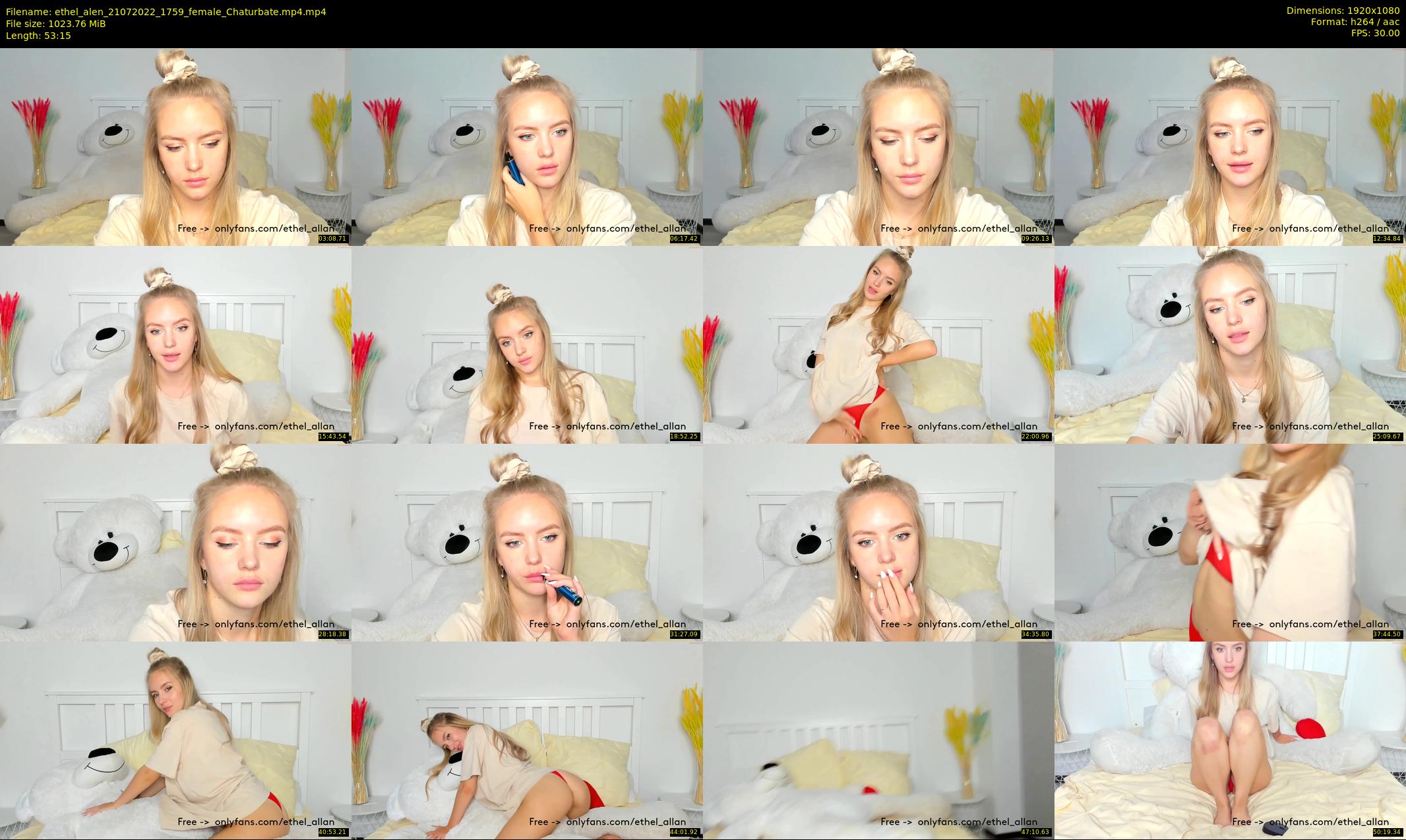 ethel_alen — 54 minute Chaturbate female cam show recording, 1080p, Jul 21, 2022