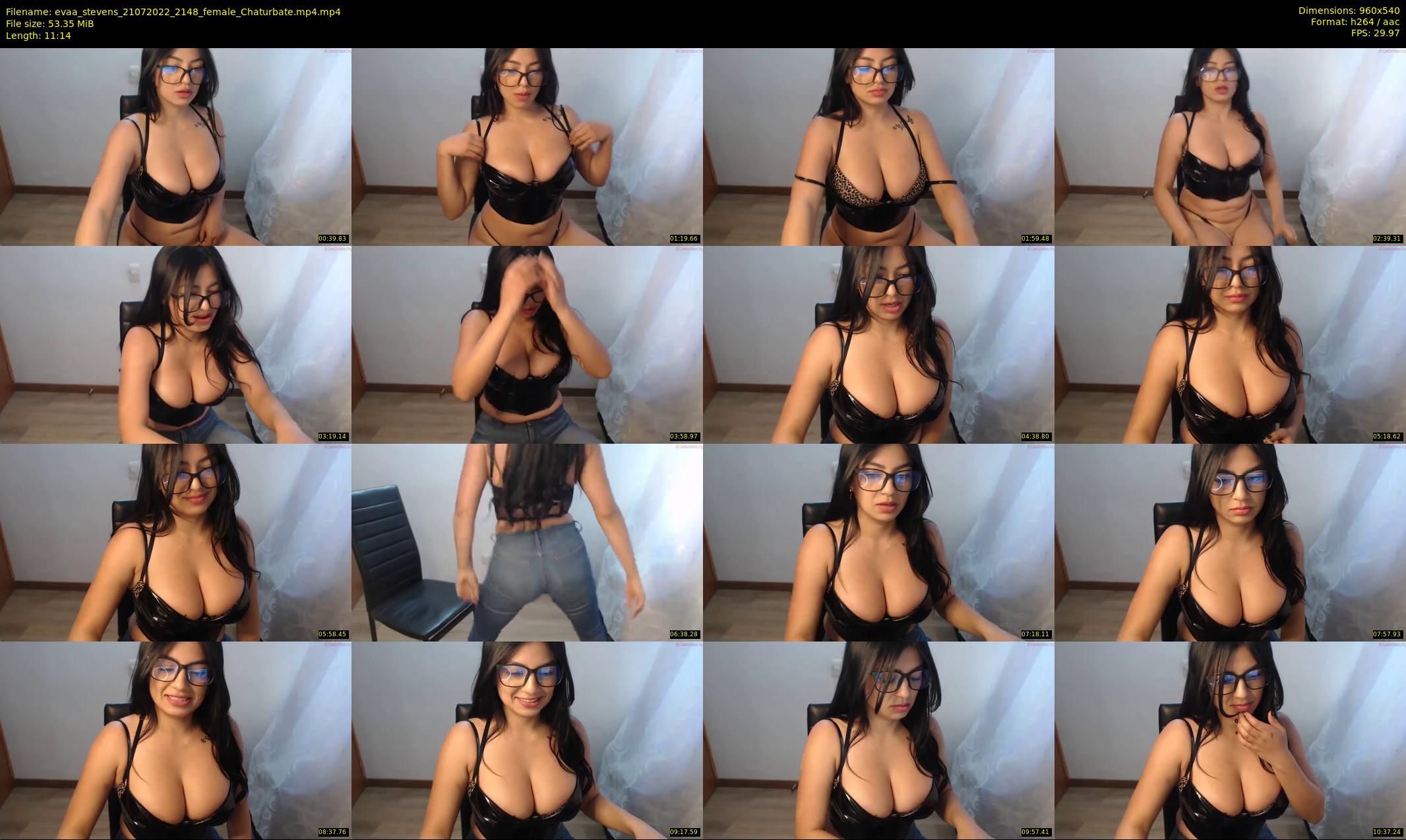evaa_stevens — 12 minute Chaturbate female cam show recording, 480p, Jul 21, 2022
