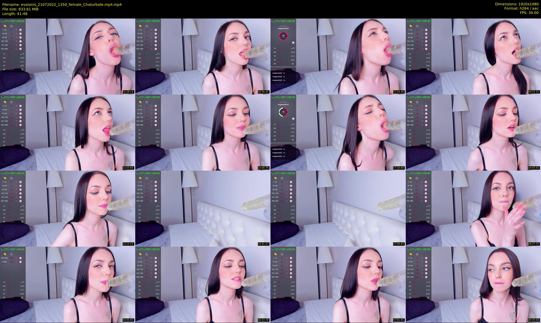 evalanis — 42 minute Chaturbate couple cam show recording, 1080p, Jul 21, 2022