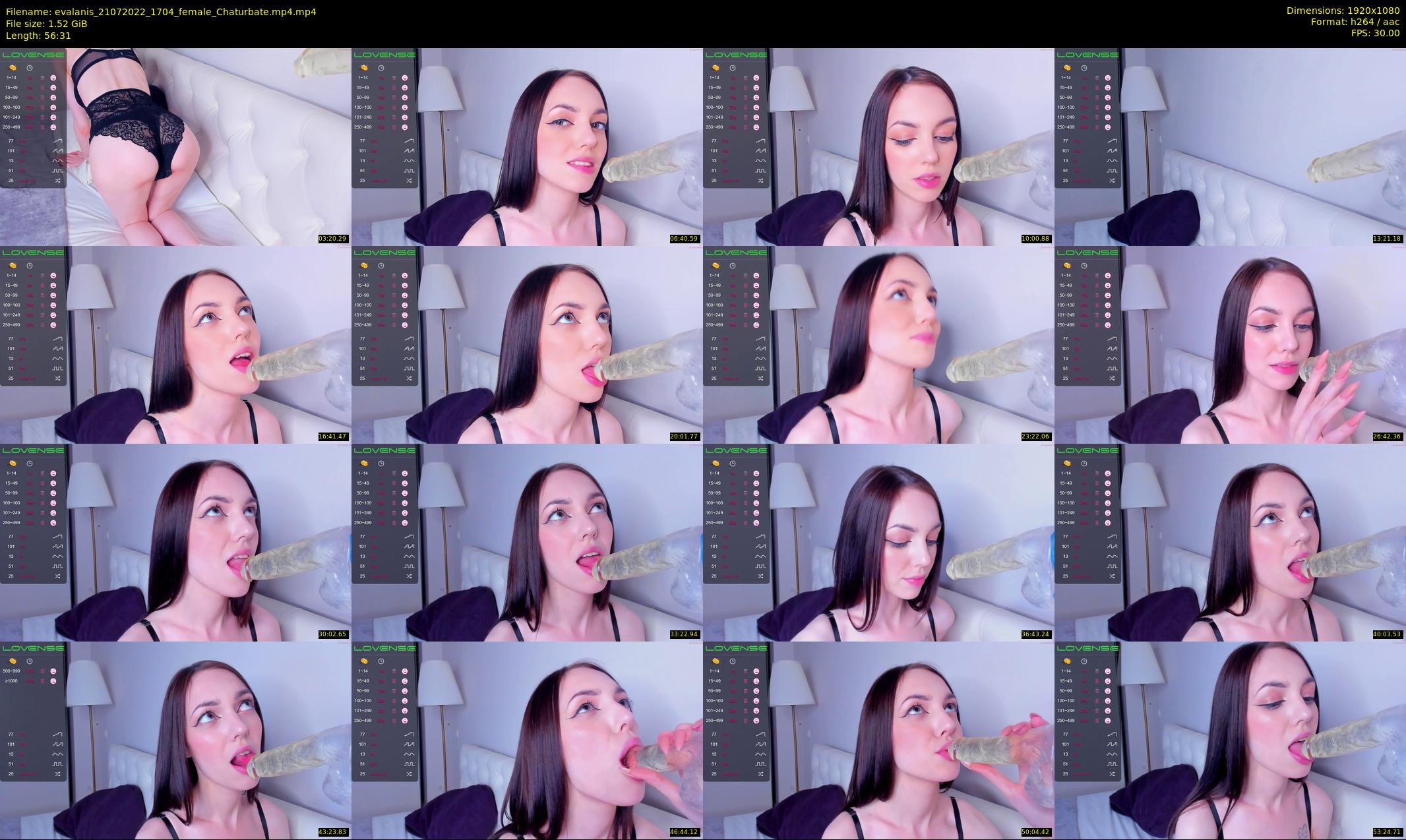 evalanis — 57 minute Chaturbate couple cam show recording, 1080p, Jul 21, 2022