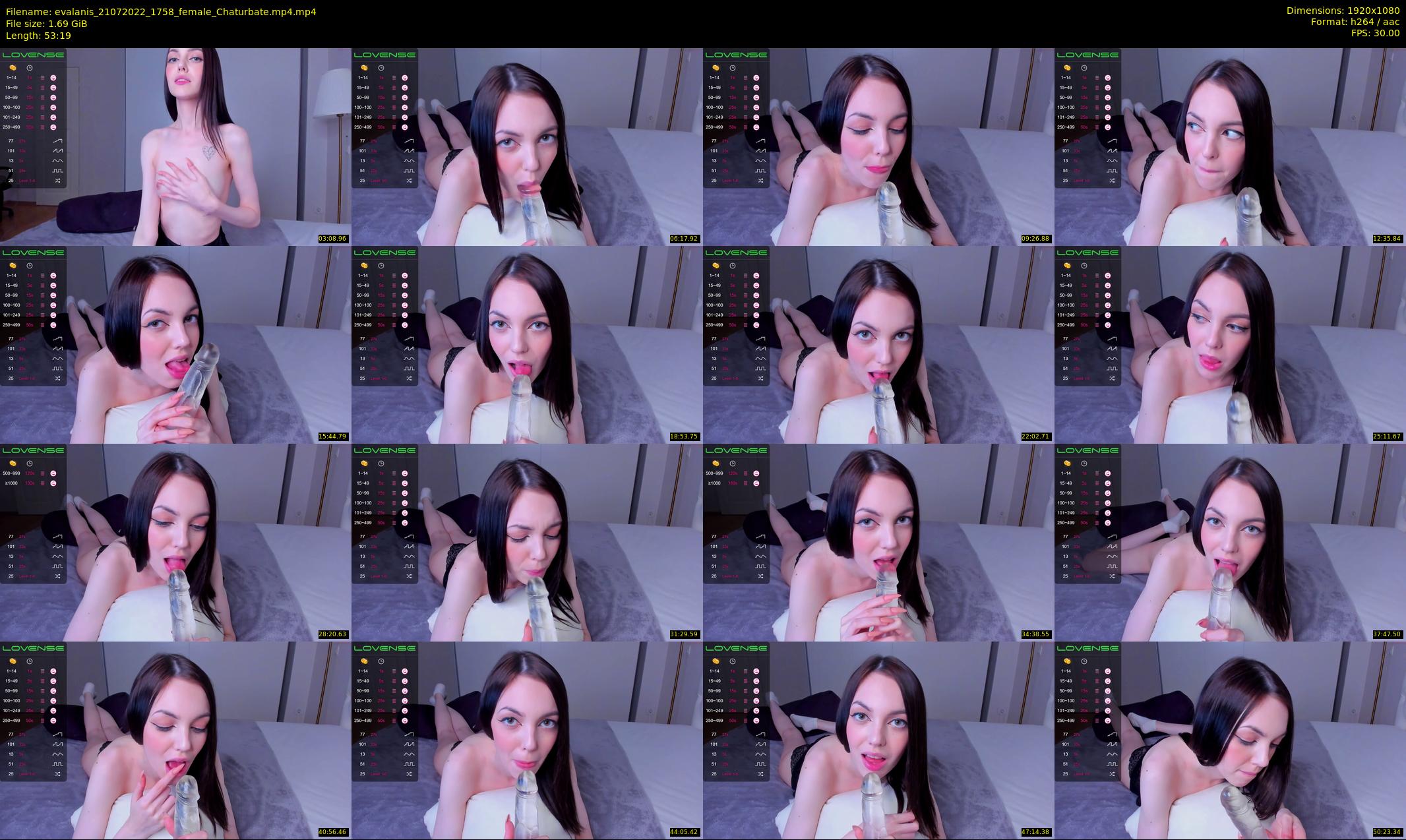 evalanis — 54 minute Chaturbate couple cam show recording, 1080p, Jul 21, 2022