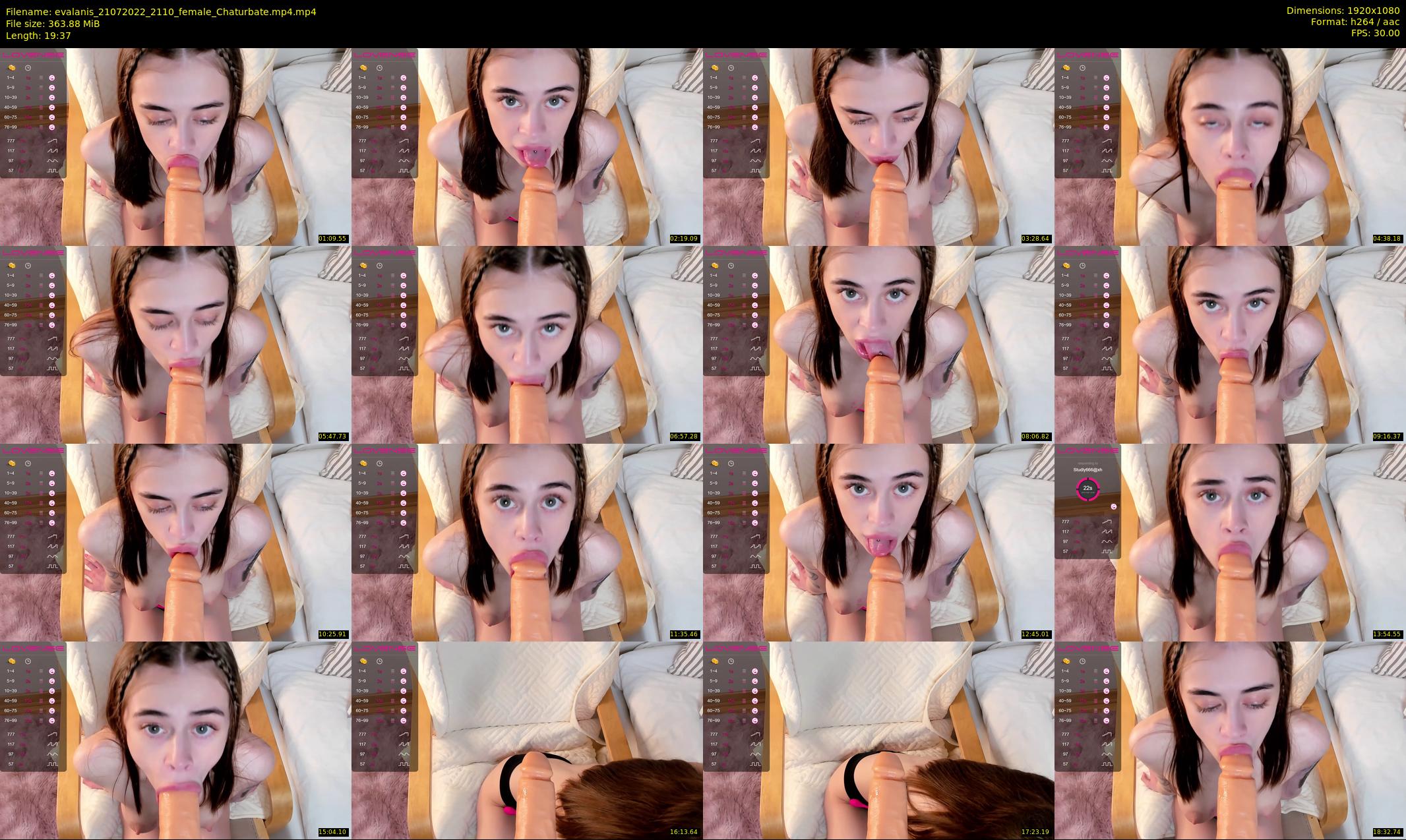 evalanis — 20 minute Chaturbate couple cam show recording, 1080p, Jul 21, 2022