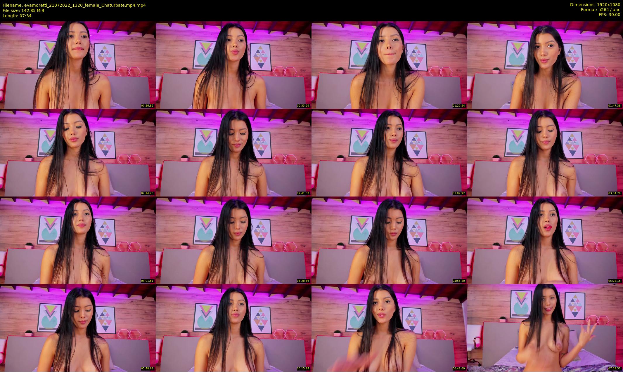 evamoretti — 8 minute Chaturbate female cam show recording, 1080p, Jul 21, 2022