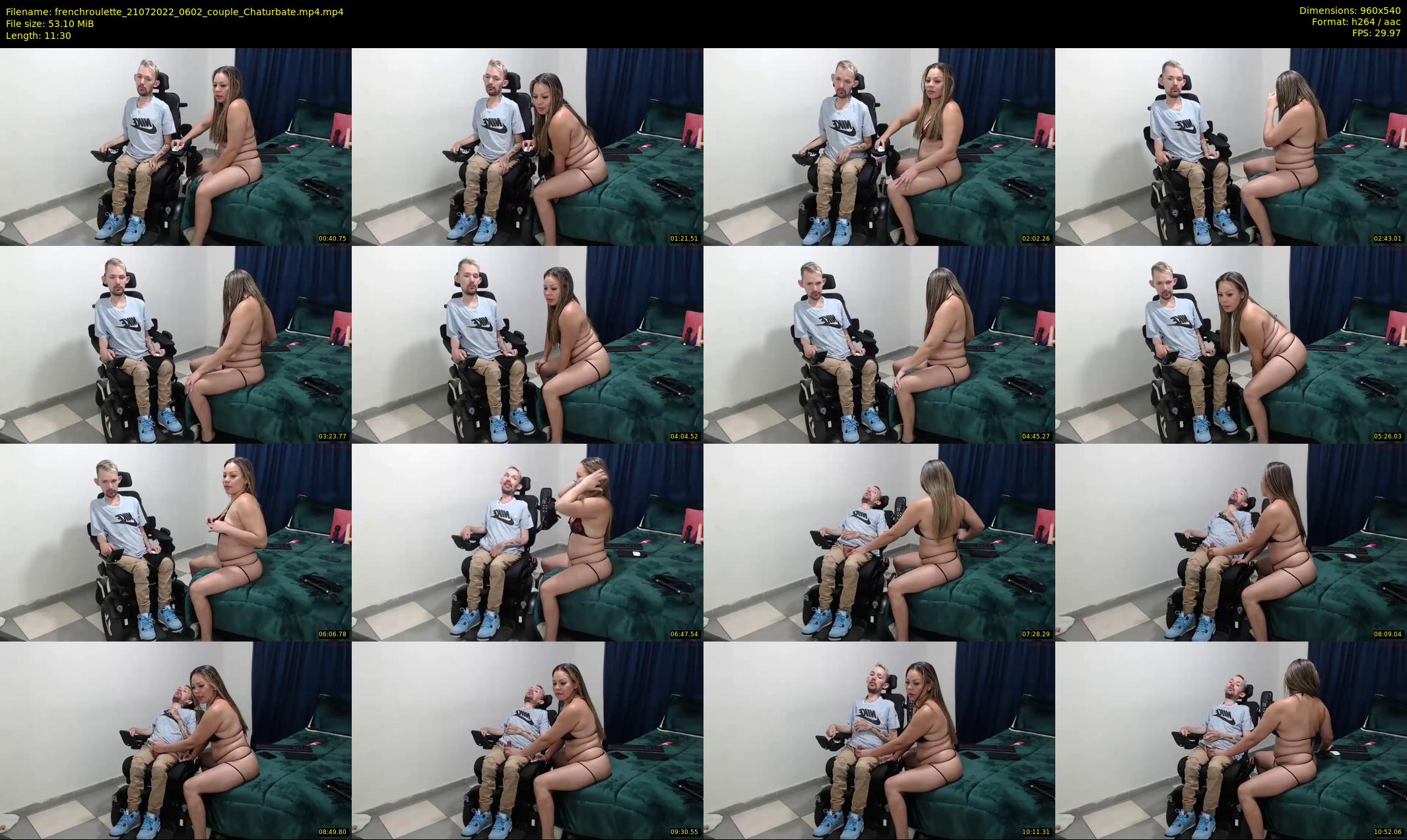 frenchroulette — 12 minute Chaturbate couple cam show recording, 480p, Jul 21, 2022