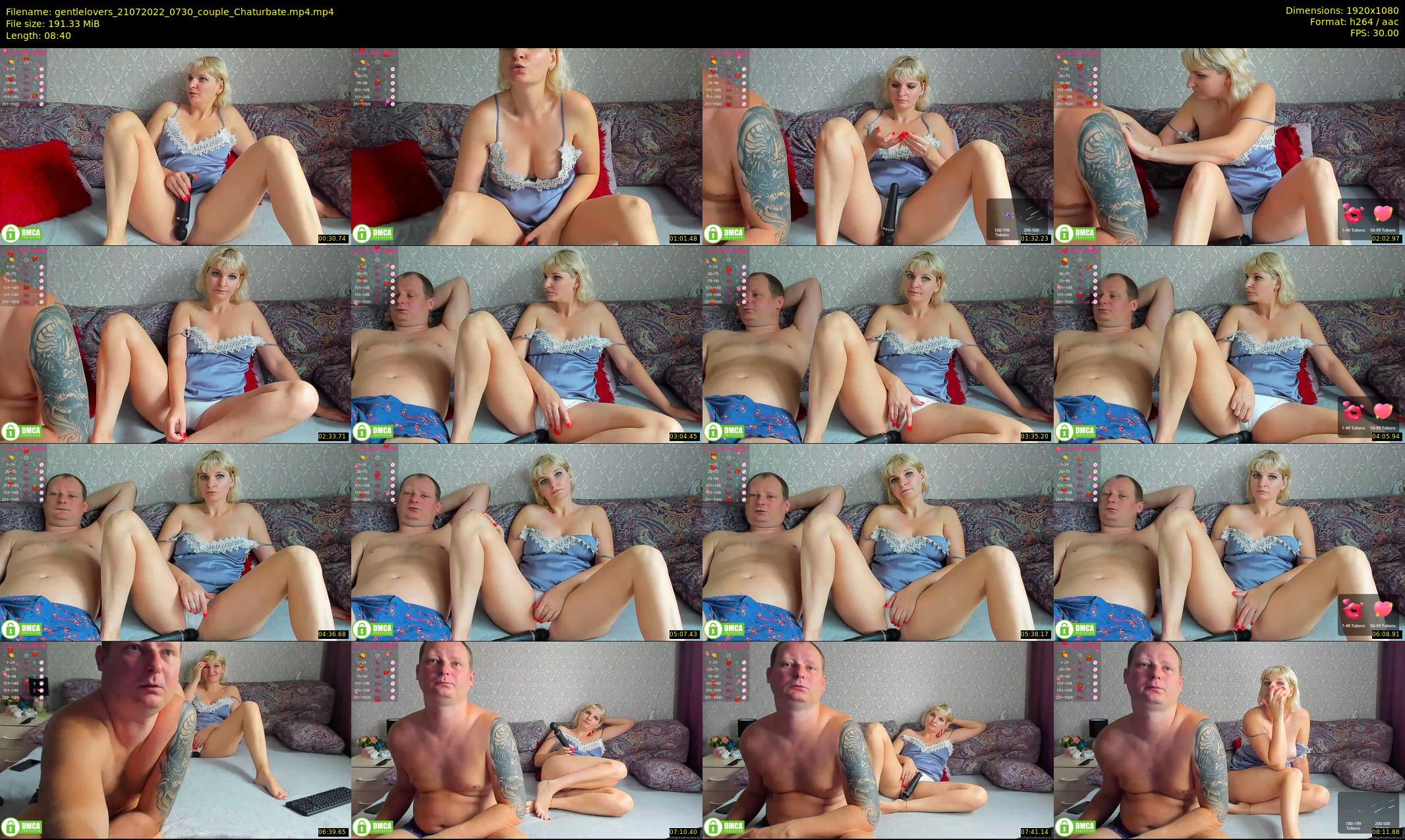 gentlelovers — 9 minute Chaturbate couple cam show recording, 1080p, Jul 21, 2022