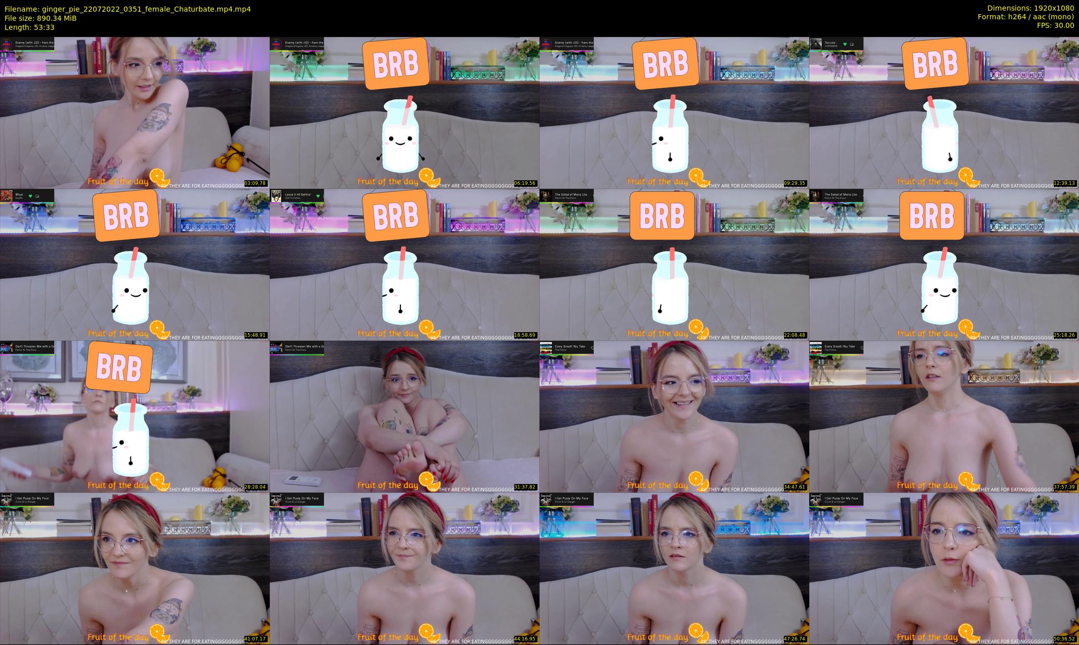 ginger_pie — 54 minute Chaturbate female cam show recording, 1080p, Jul 22, 2022