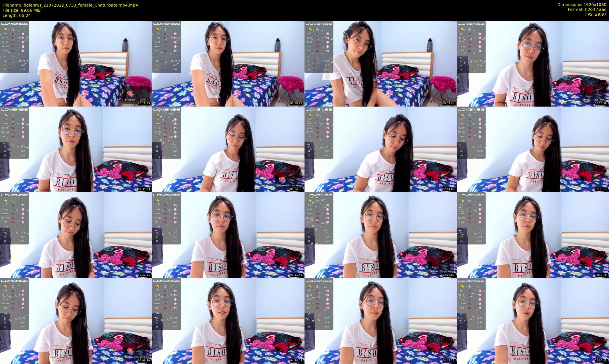 helenrus — 6 minute Chaturbate female cam show recording, 1080p, Jul 21, 2022