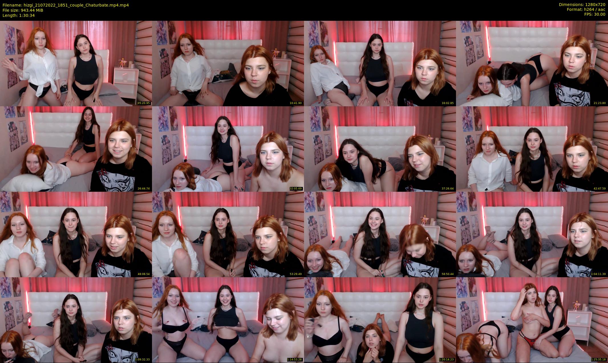 hizgi — 91 minute Chaturbate couple cam show recording, 720p, Jul 21, 2022