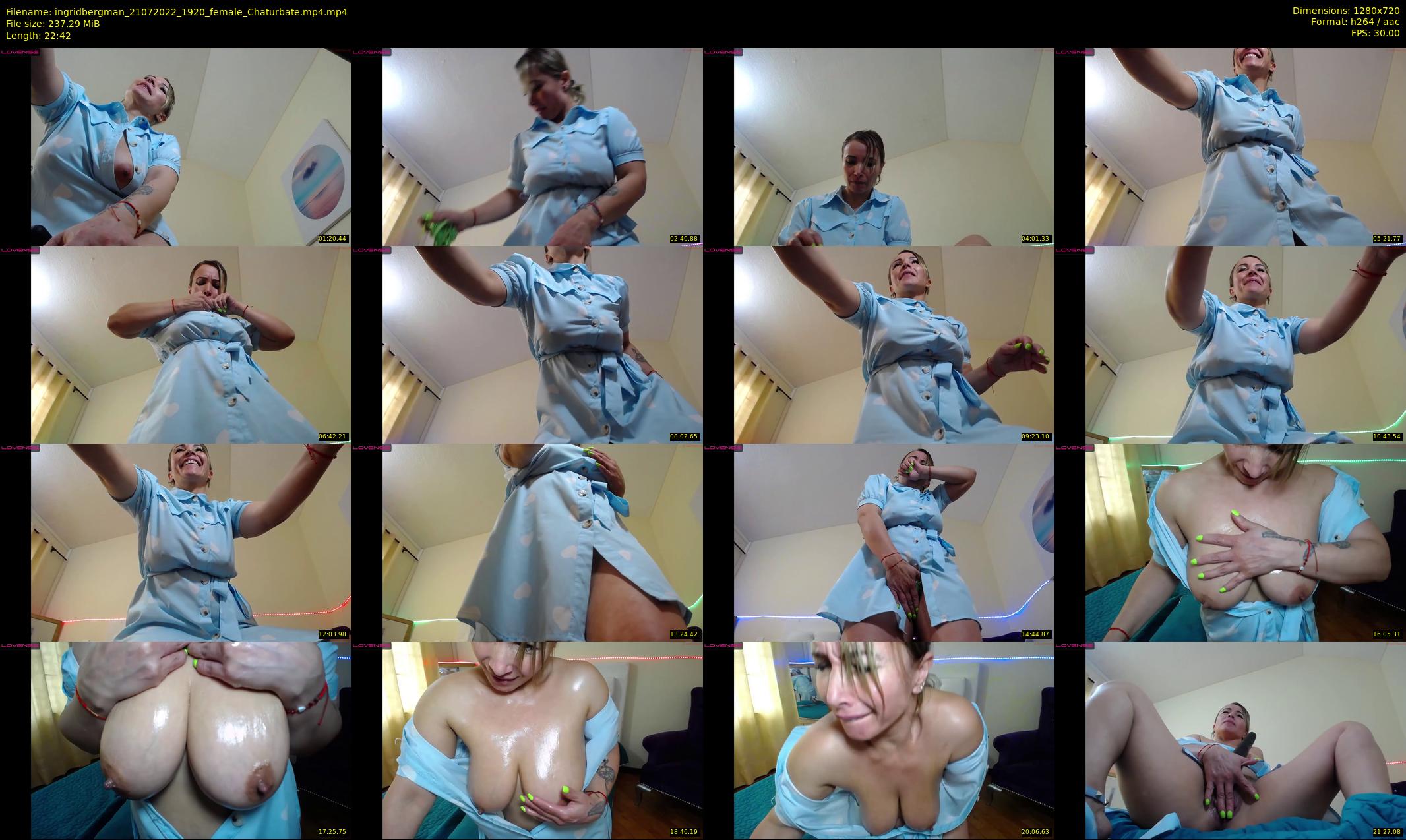 ingridbergman — 23 minute Chaturbate female cam show recording, 720p, Jul 21, 2022