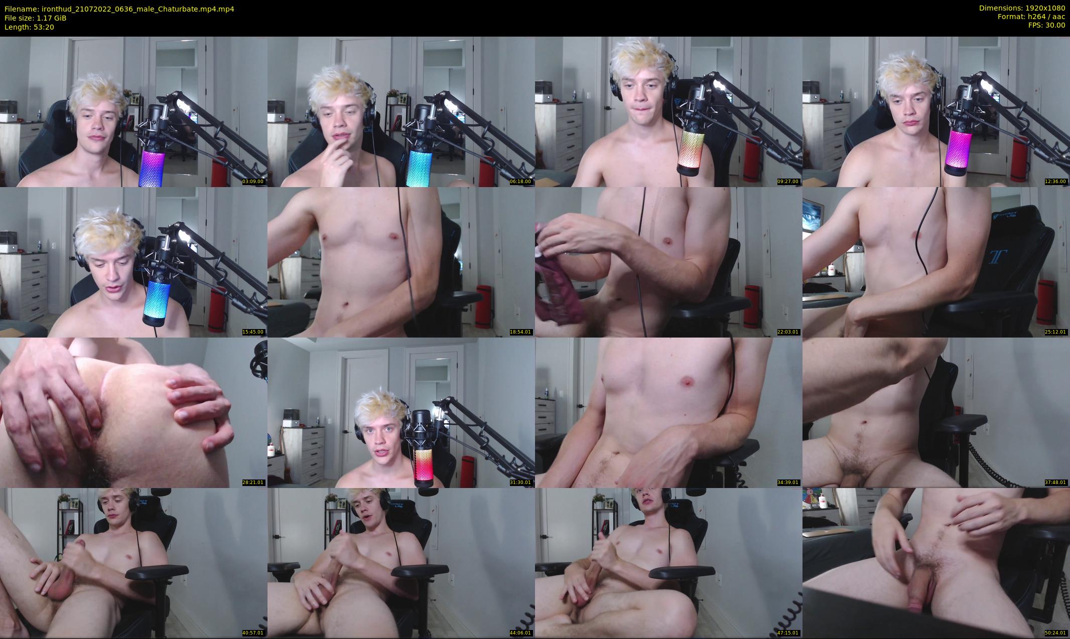 ironthud — 54 minute Chaturbate male cam show recording, 1080p, Jul 21, 2022