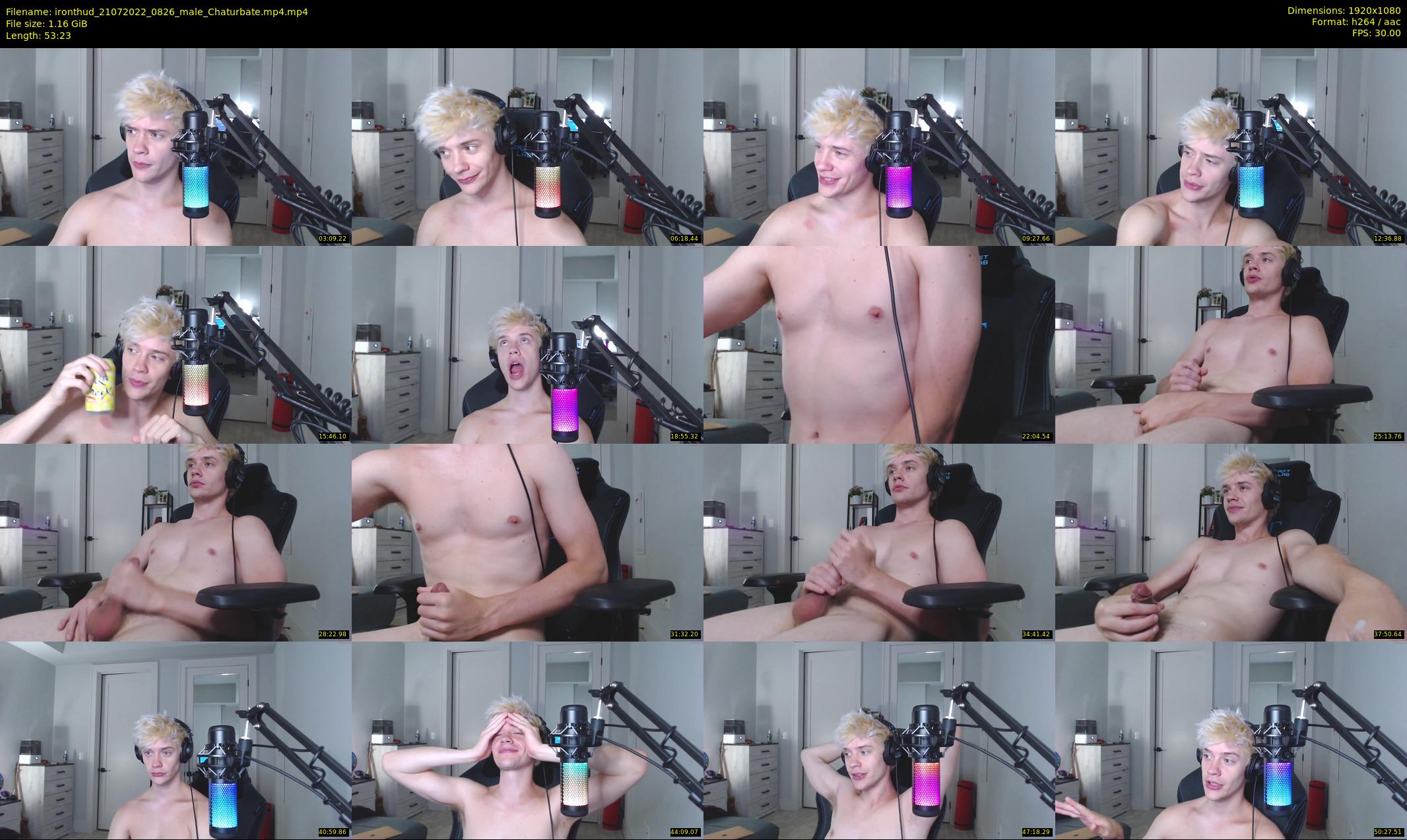 ironthud — 54 minute Chaturbate male cam show recording, 1080p, Jul 21, 2022