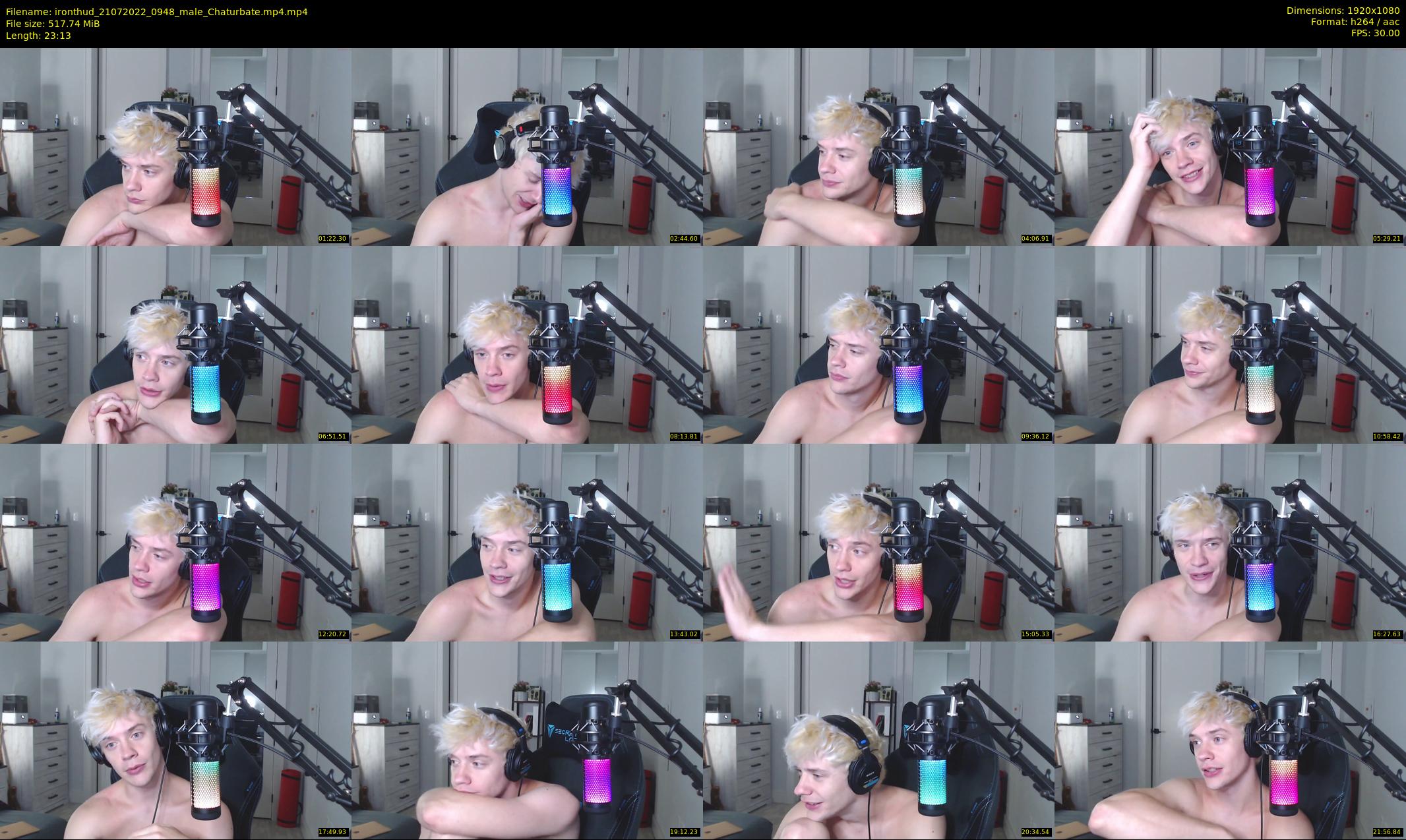 ironthud — 24 minute Chaturbate male cam show recording, 1080p, Jul 21, 2022