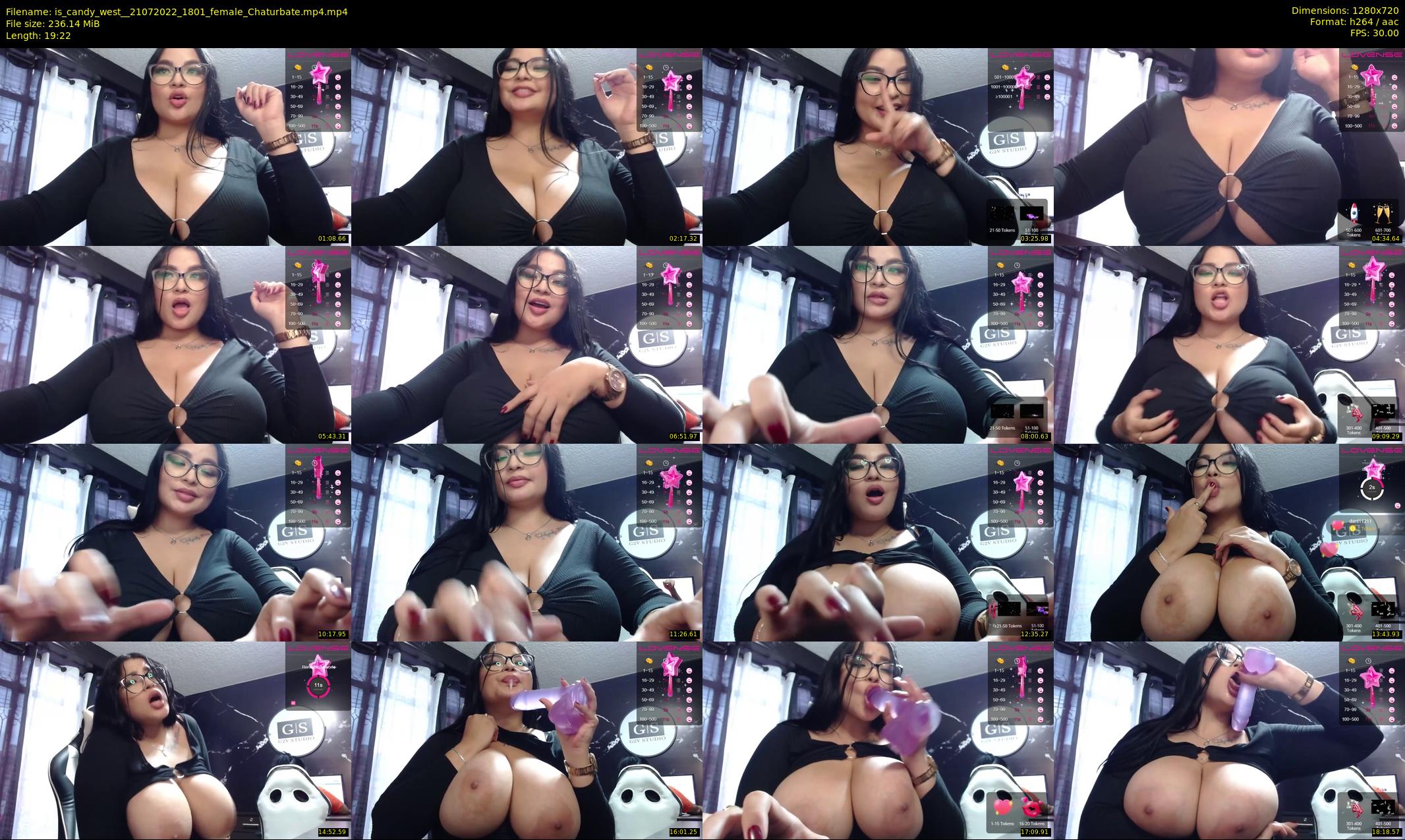 is_candy_west_ — 20 minute Chaturbate female cam show recording, 720p, Jul 21, 2022