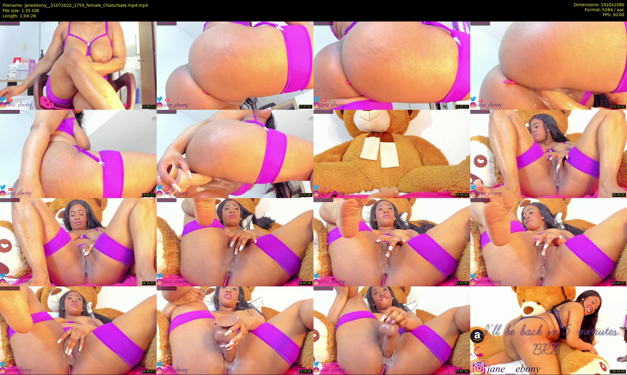 janeebony_ — 65 minute Chaturbate female cam show recording, 1080p, Jul 21, 2022