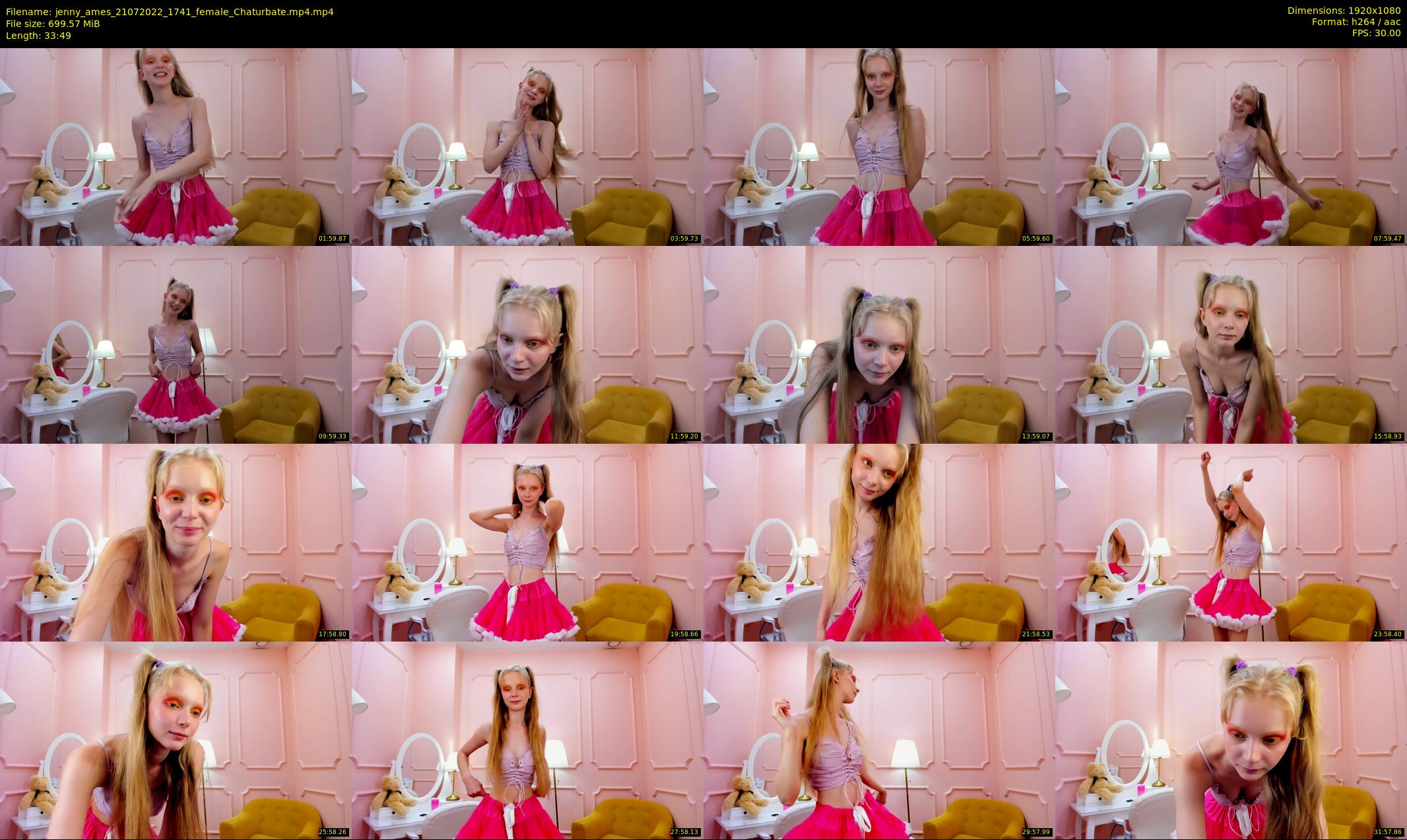 jenny_ames — 34 minute Chaturbate female cam show recording, 1080p, Jul 21, 2022