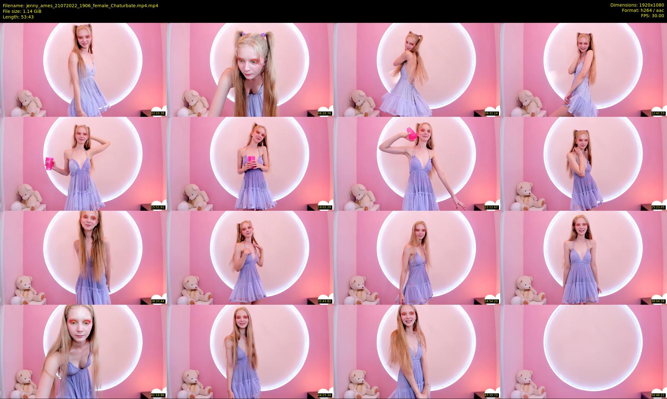 jenny_ames — 54 minute Chaturbate female cam show recording, 1080p, Jul 21, 2022