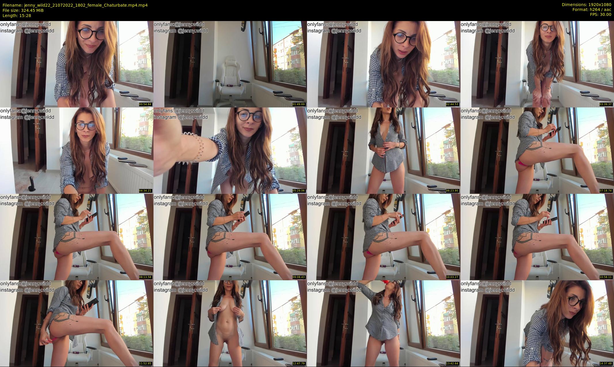 jenny_wild22 — 16 minute Chaturbate female cam show recording, 1080p, Jul 21, 2022