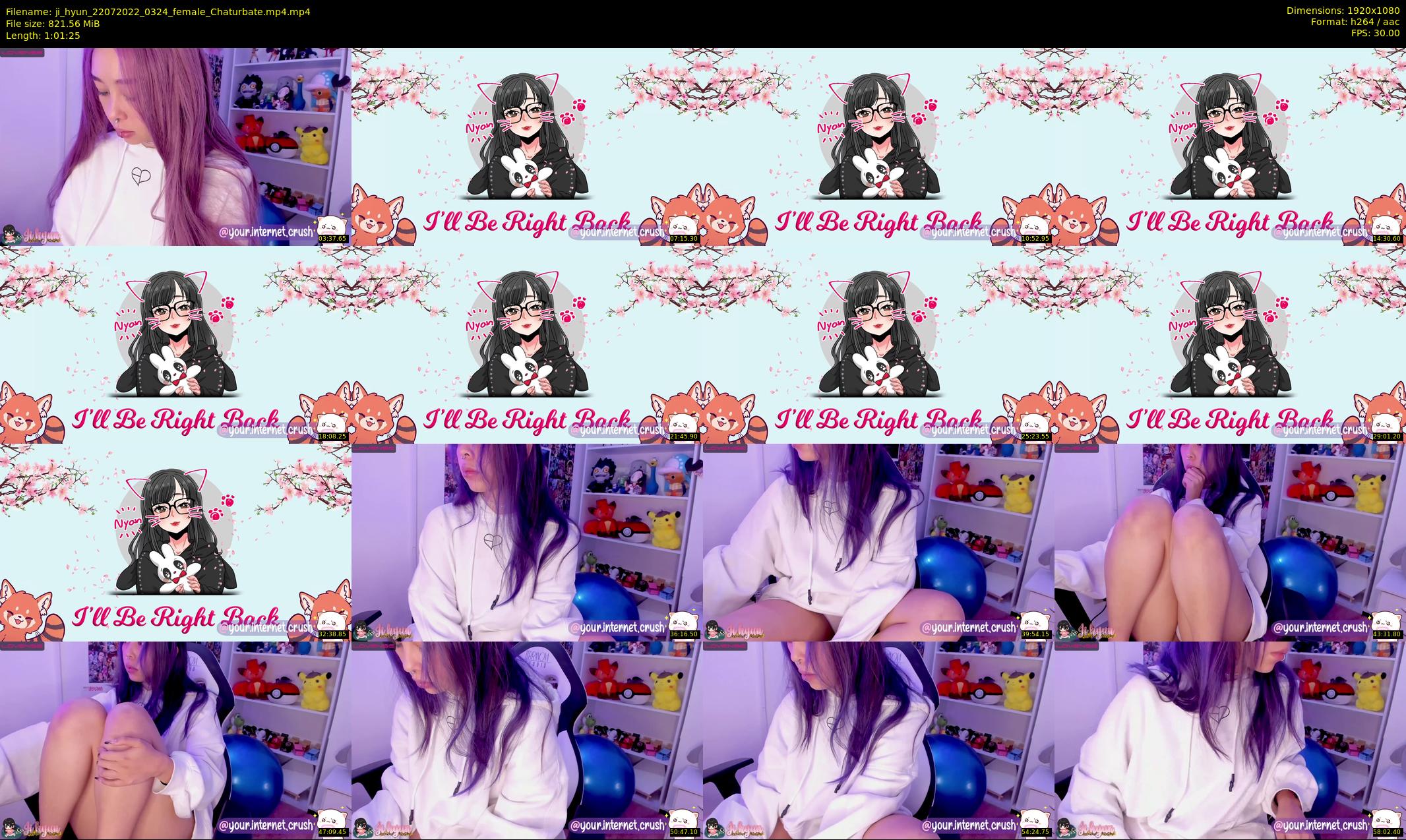 ji_hyun — 62 minute Chaturbate female cam show recording, 1080p, Jul 22, 2022