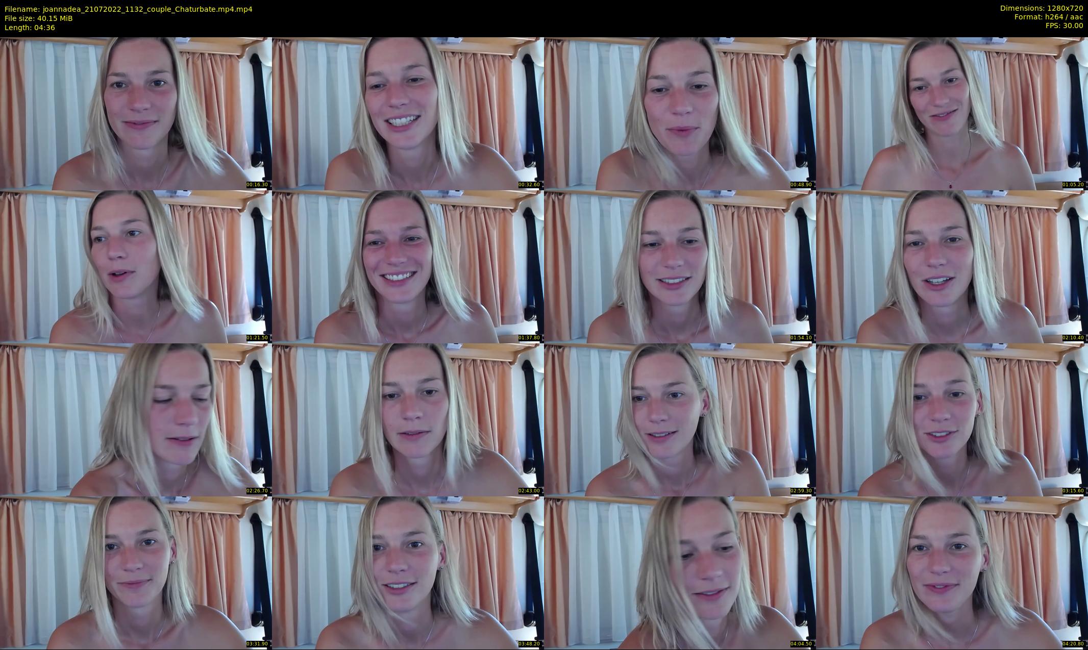joannadea — 5 minute Chaturbate female cam show recording, 720p, Jul 21, 2022