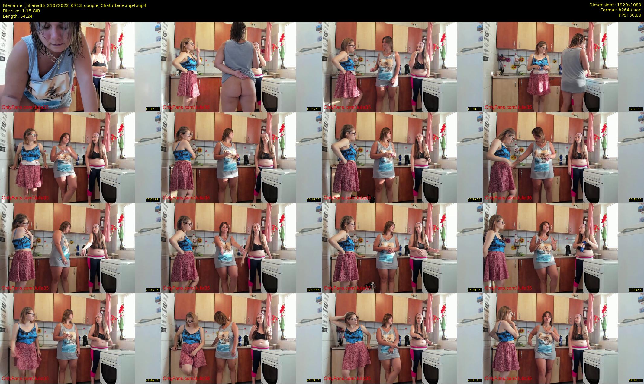 juliana35 — 55 minute Chaturbate couple cam show recording, 1080p, Jul 21, 2022
