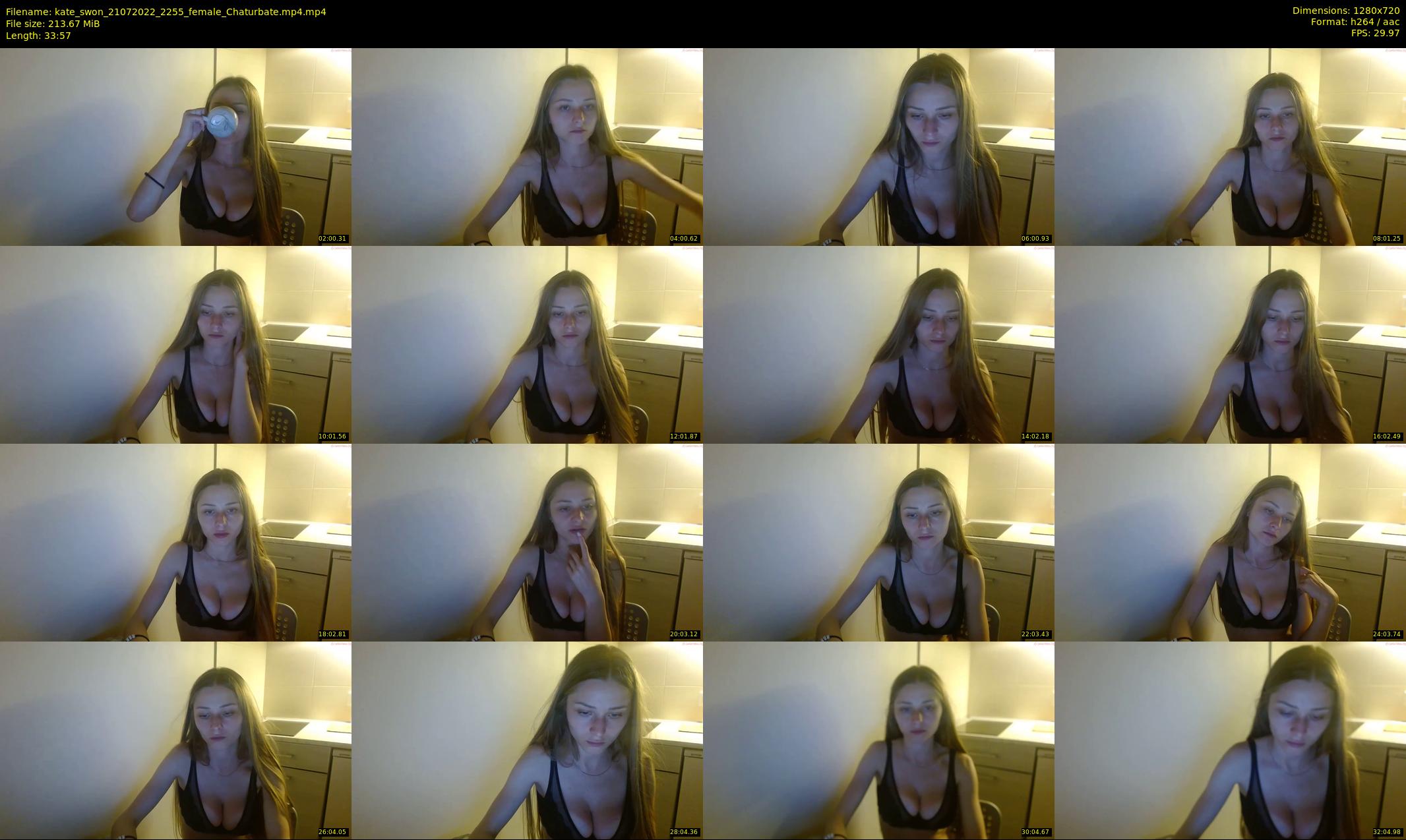 kate_swon — 34 minute Chaturbate female cam show recording, 720p, Jul 21, 2022