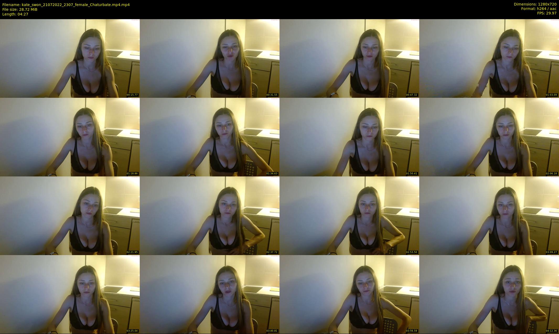 kate_swon — 5 minute Chaturbate female cam show recording, 720p, Jul 21, 2022