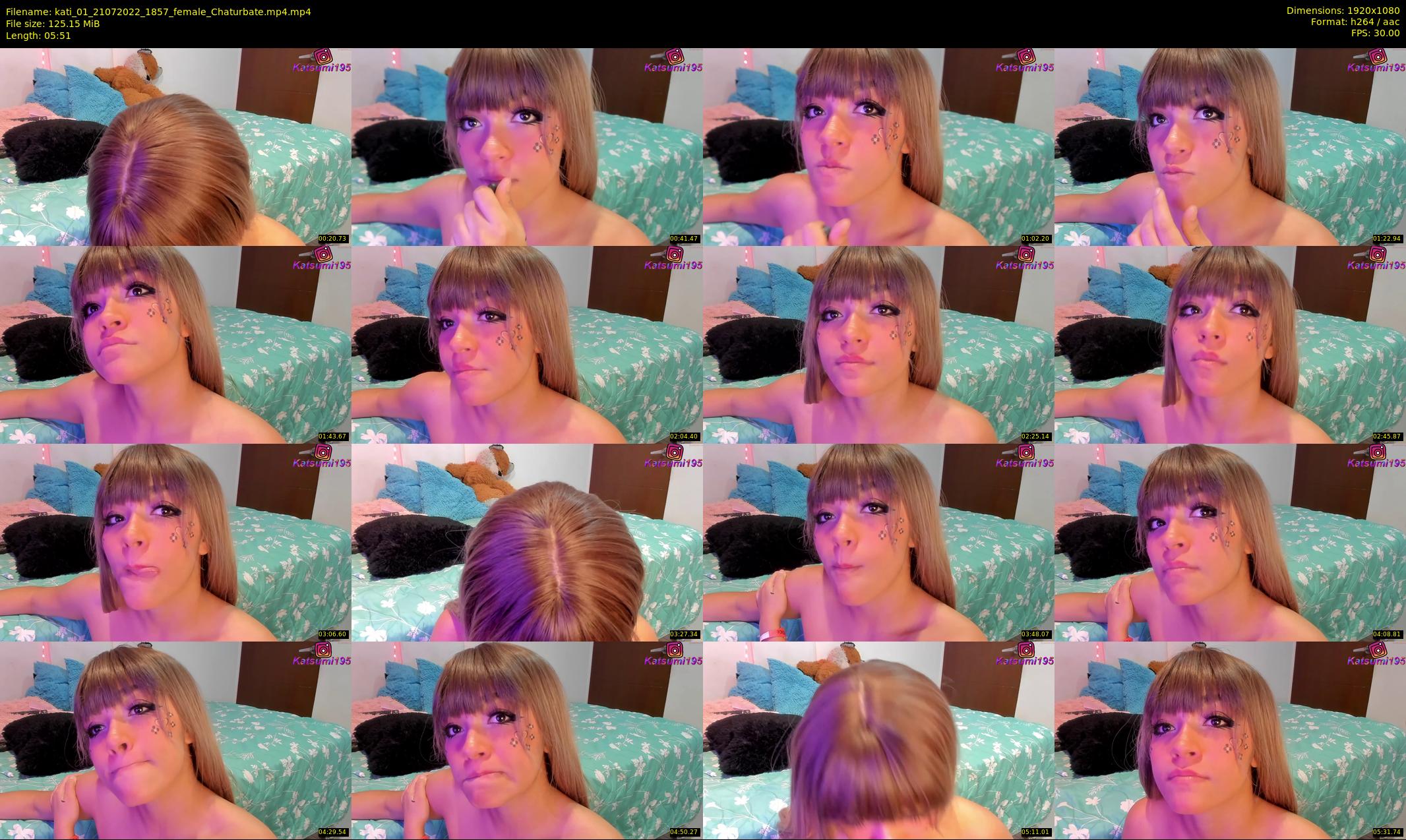 kati_01 — 6 minute Chaturbate female cam show recording, 1080p, Jul 21, 2022