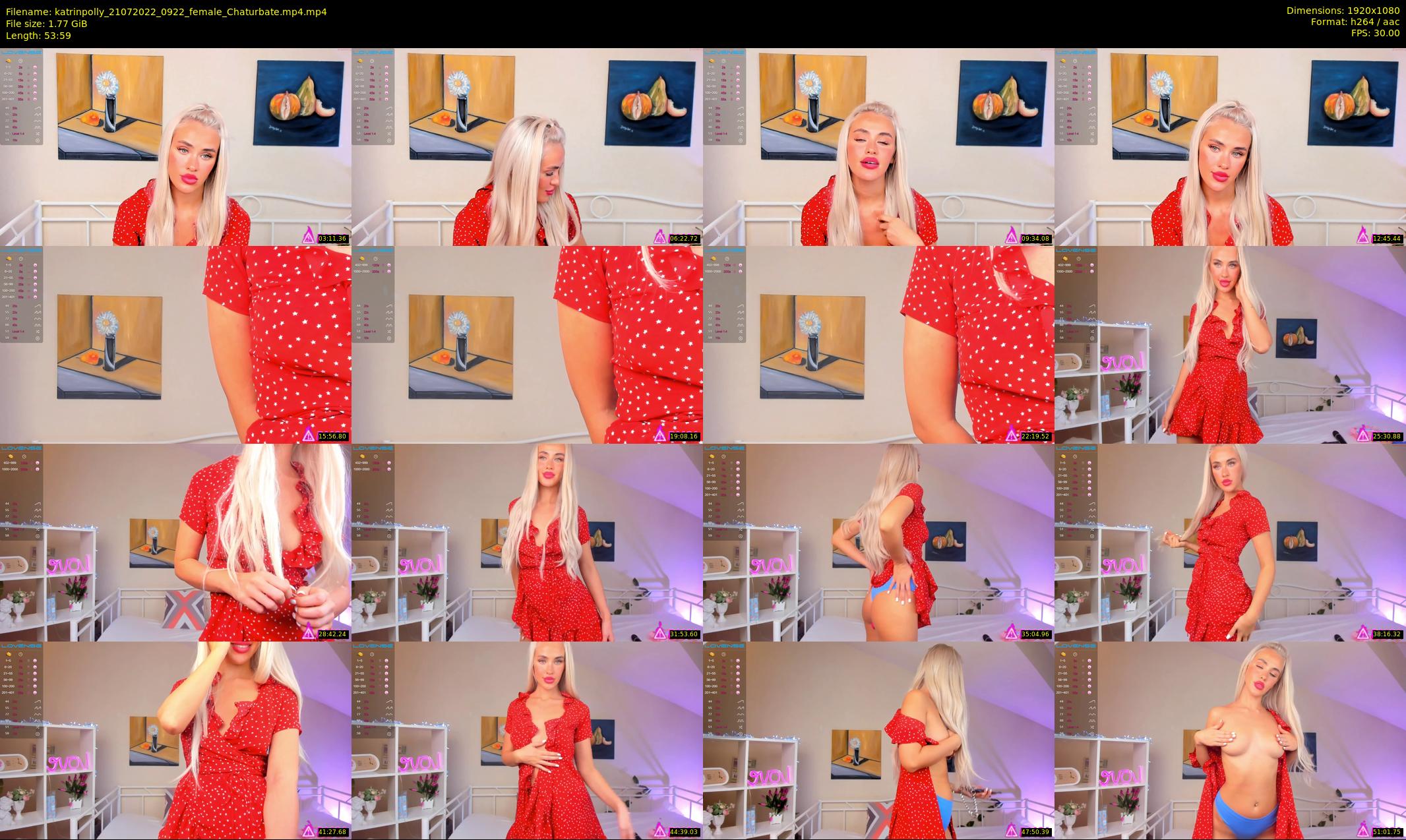 katrinpolly — 54 minute Chaturbate couple cam show recording, 1080p, Jul 21, 2022