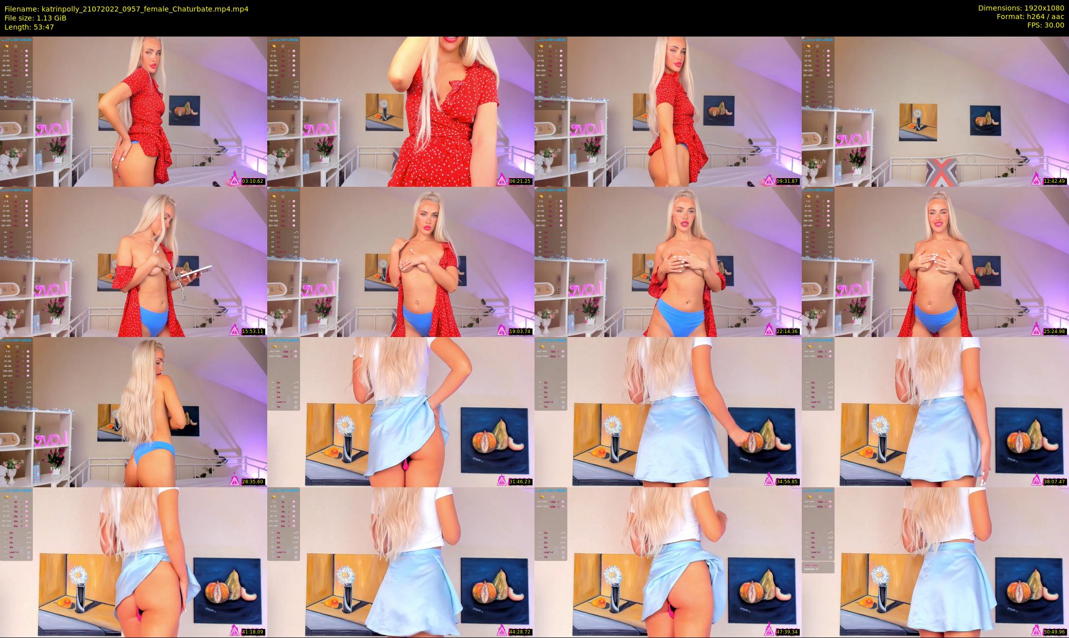 katrinpolly — 54 minute Chaturbate couple cam show recording, 1080p, Jul 21, 2022