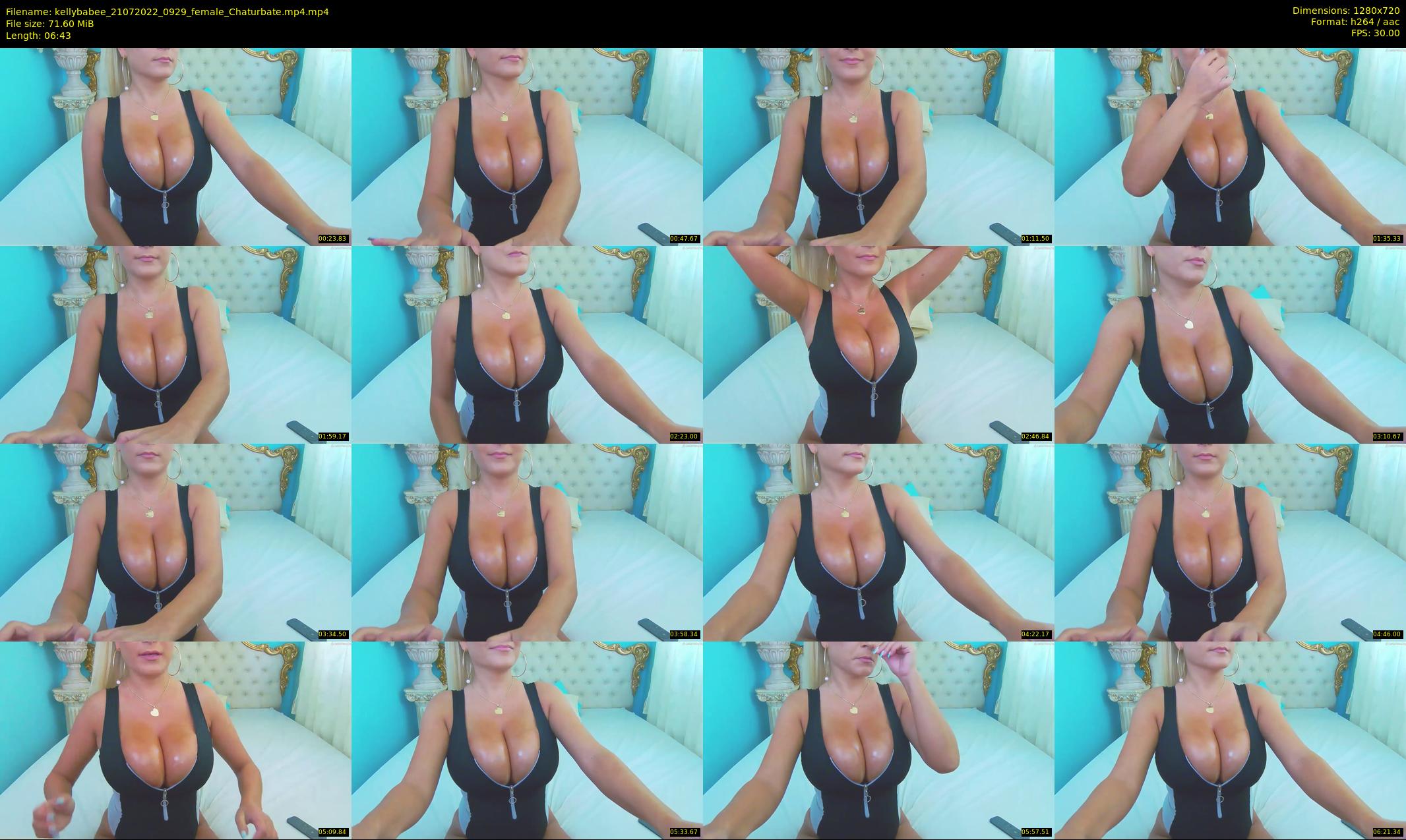 kellybabee — 7 minute Chaturbate female cam show recording, 720p, Jul 21, 2022