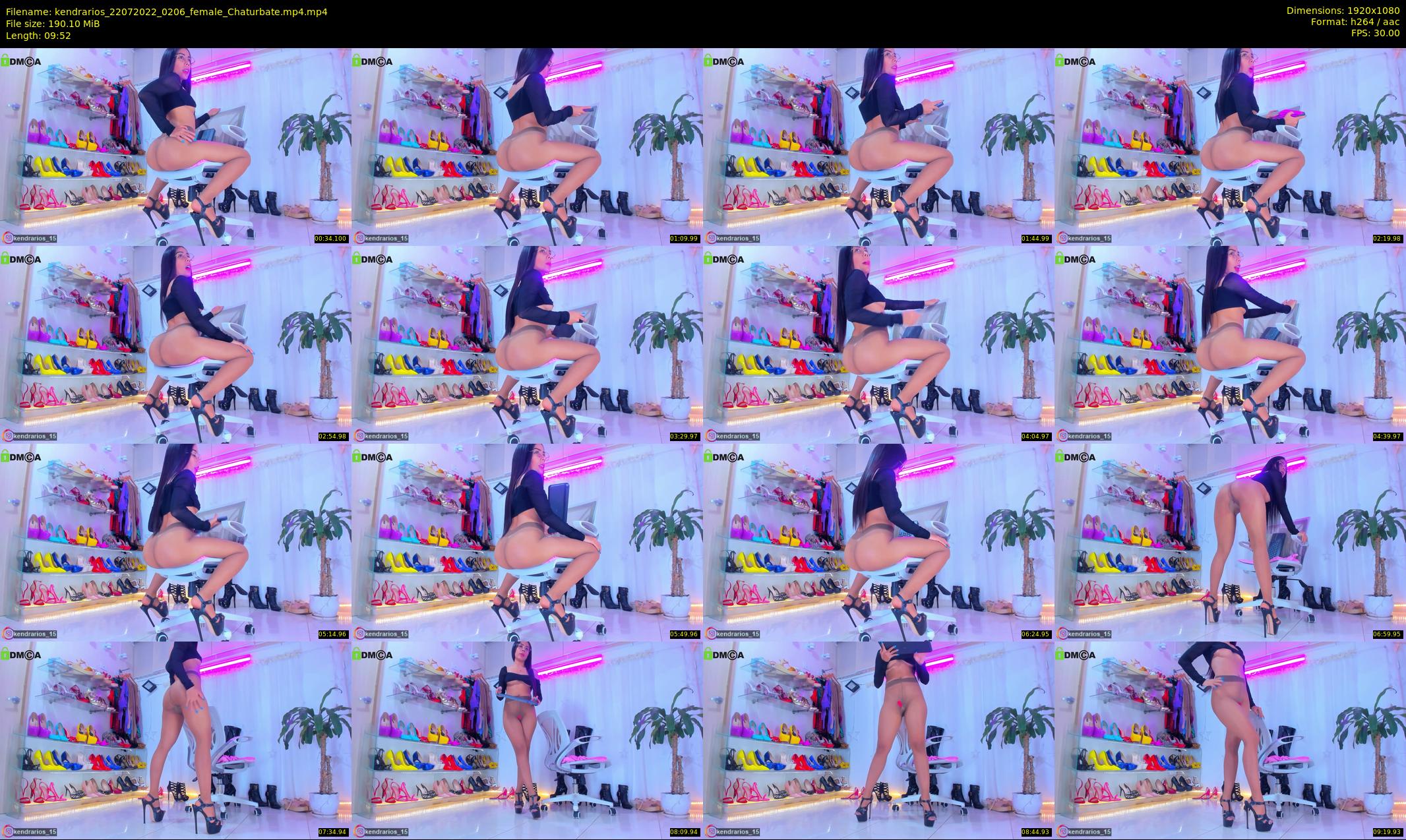 kendrarios — 10 minute Chaturbate female cam show recording, 1080p, Jul 22, 2022