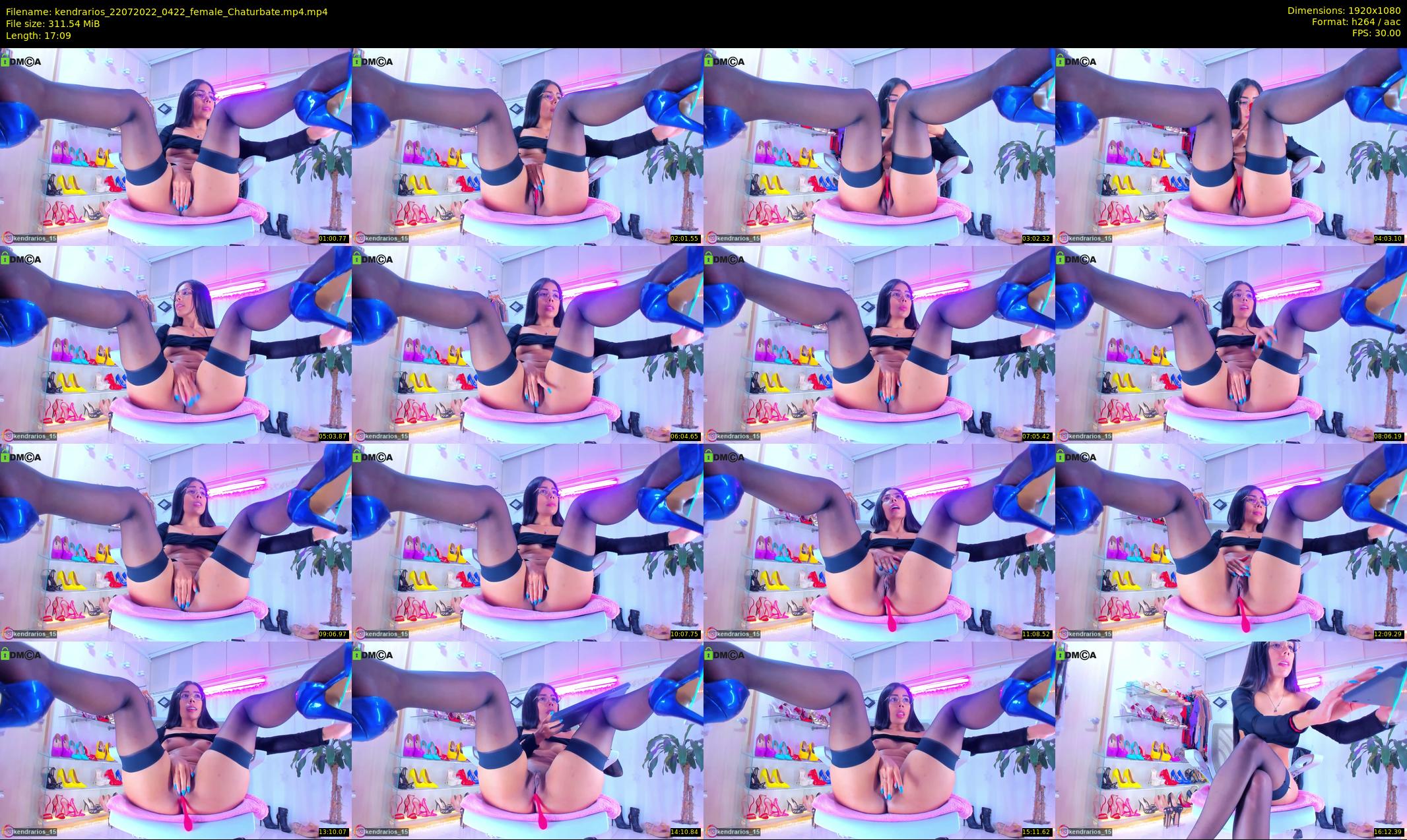 kendrarios — 18 minute Chaturbate female cam show recording, 1080p, Jul 22, 2022
