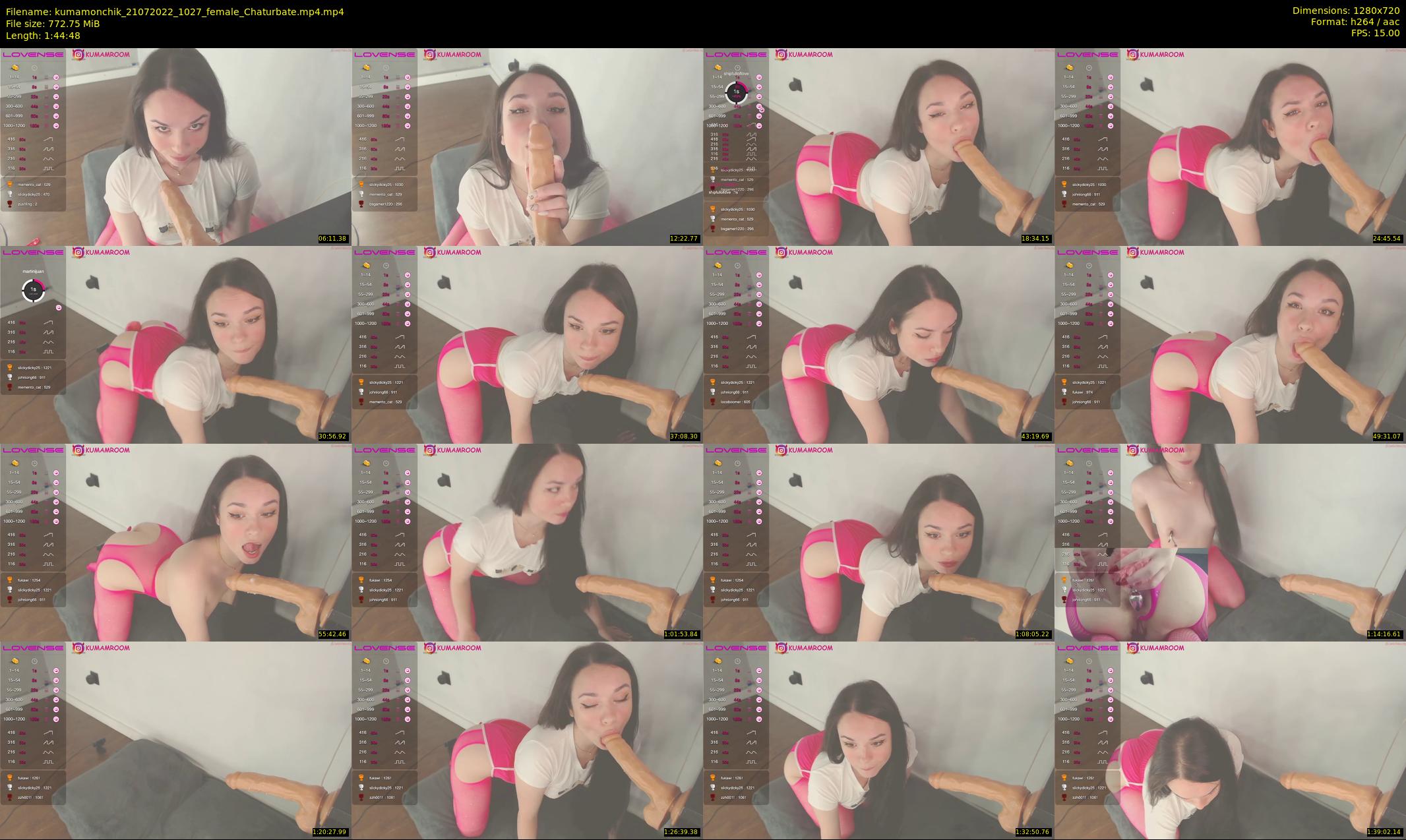 kumamonchik — 105 minute Chaturbate couple cam show recording, 720p, Jul 21, 2022