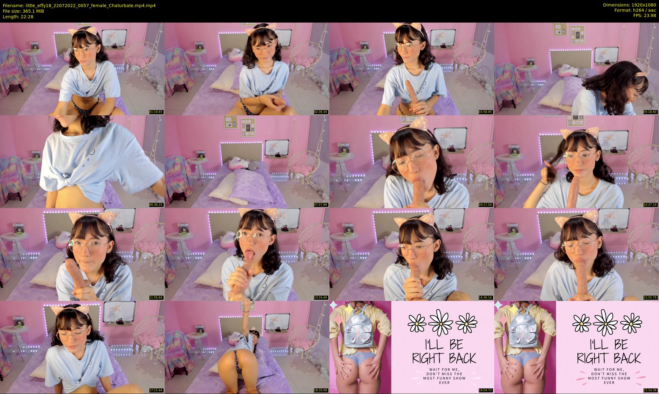 little_effy18 — 23 minute Chaturbate female cam show recording, 1080p, Jul 22, 2022