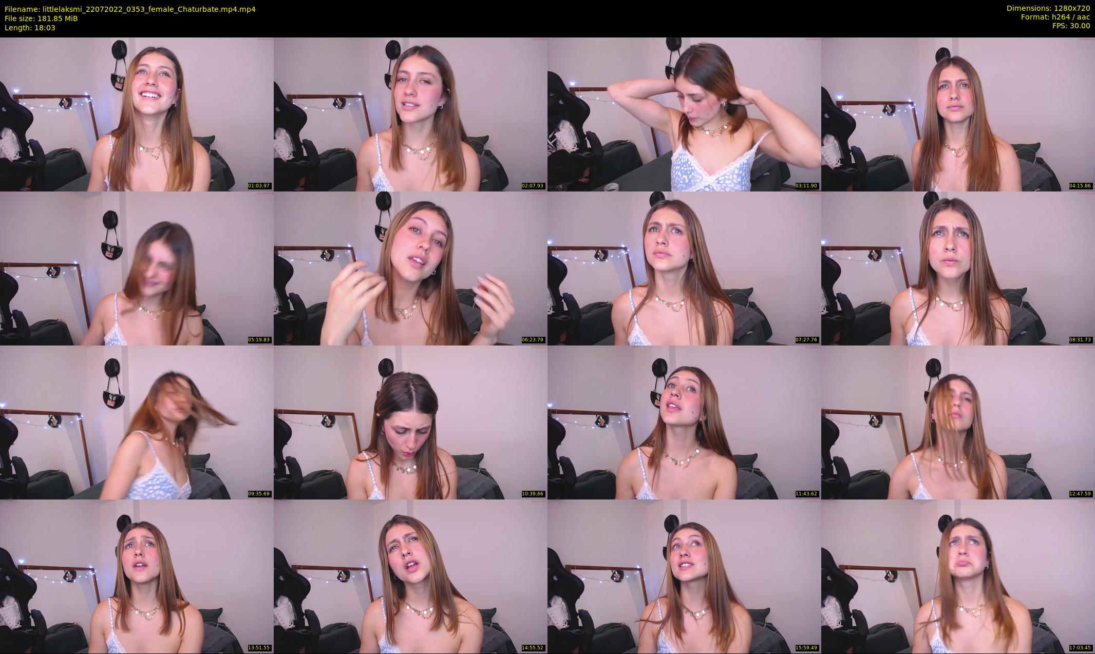 littlelaksmi — 19 minute Chaturbate female cam show recording, 720p, Jul 22, 2022