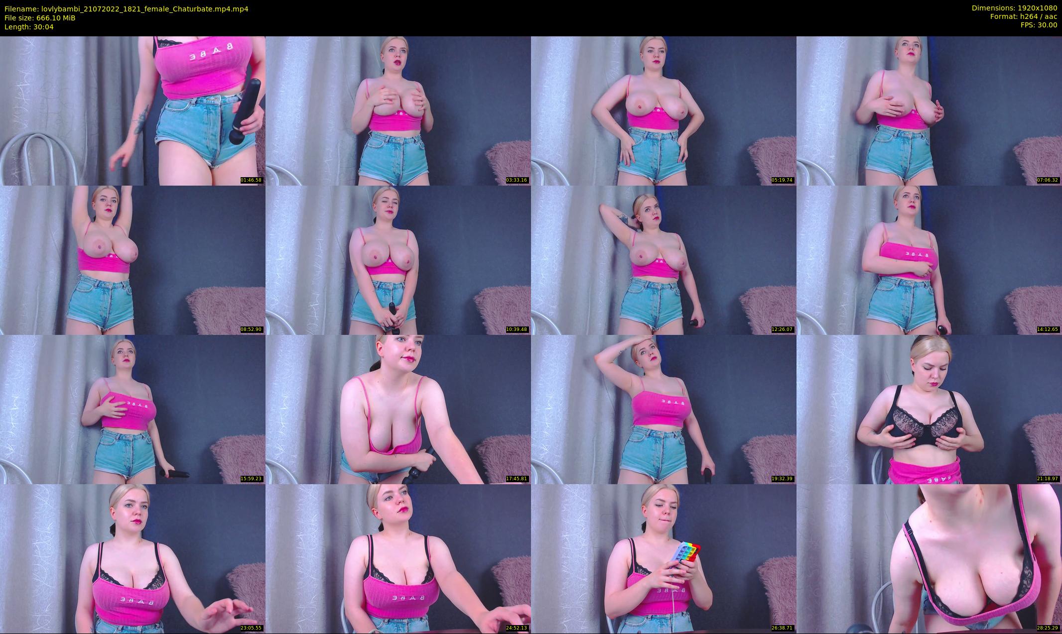 lovlybambi — 31 minute Chaturbate female cam show recording, 1080p, Jul 21, 2022