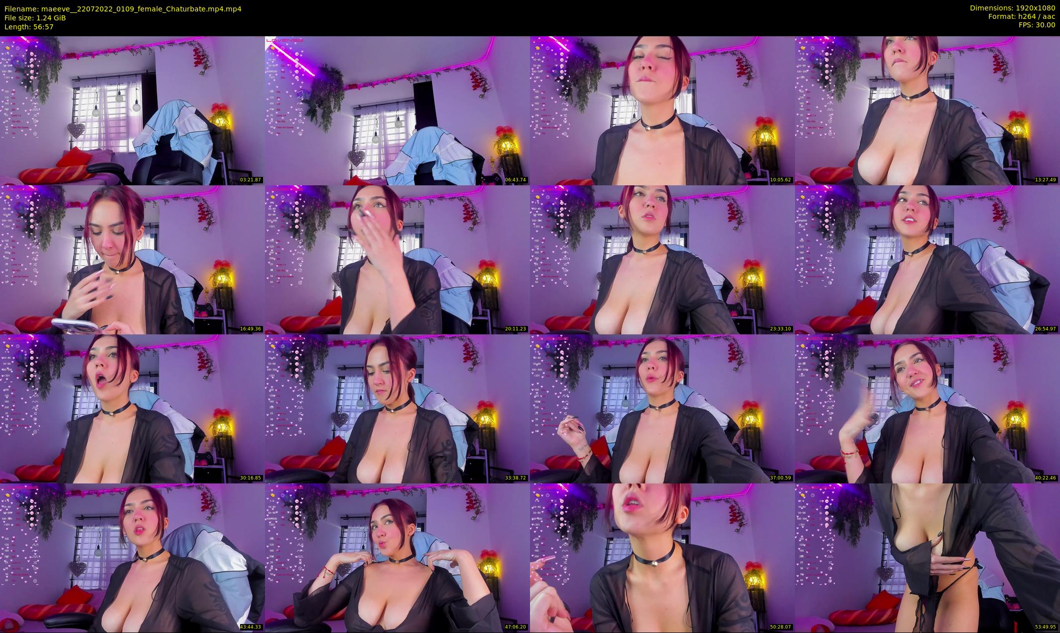 maeeve_ — 57 minute Chaturbate female cam show recording, 1080p, Jul 22, 2022